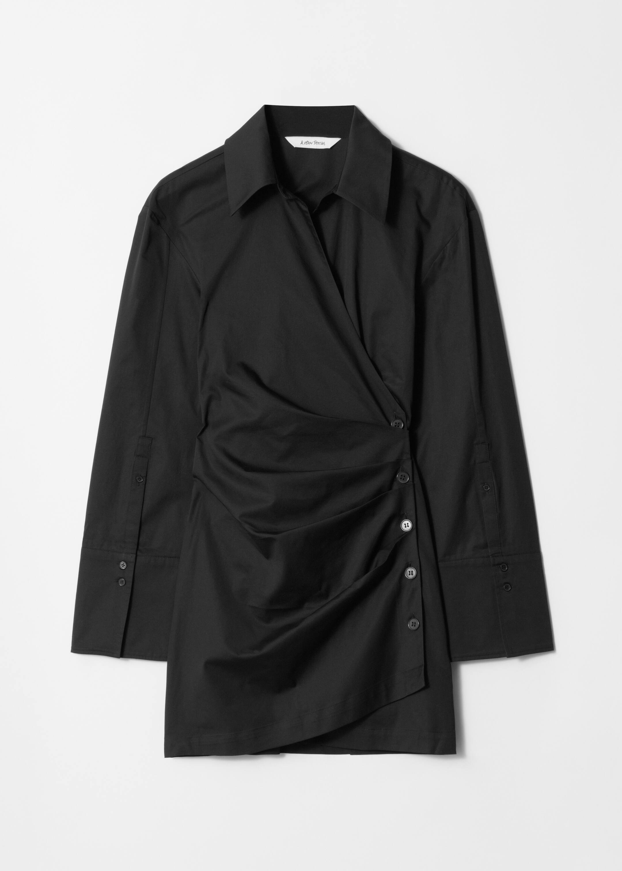 Visualizza immagine più grande: Mini chemisier a portafoglio - Nero - DONNA | H&M IT 5