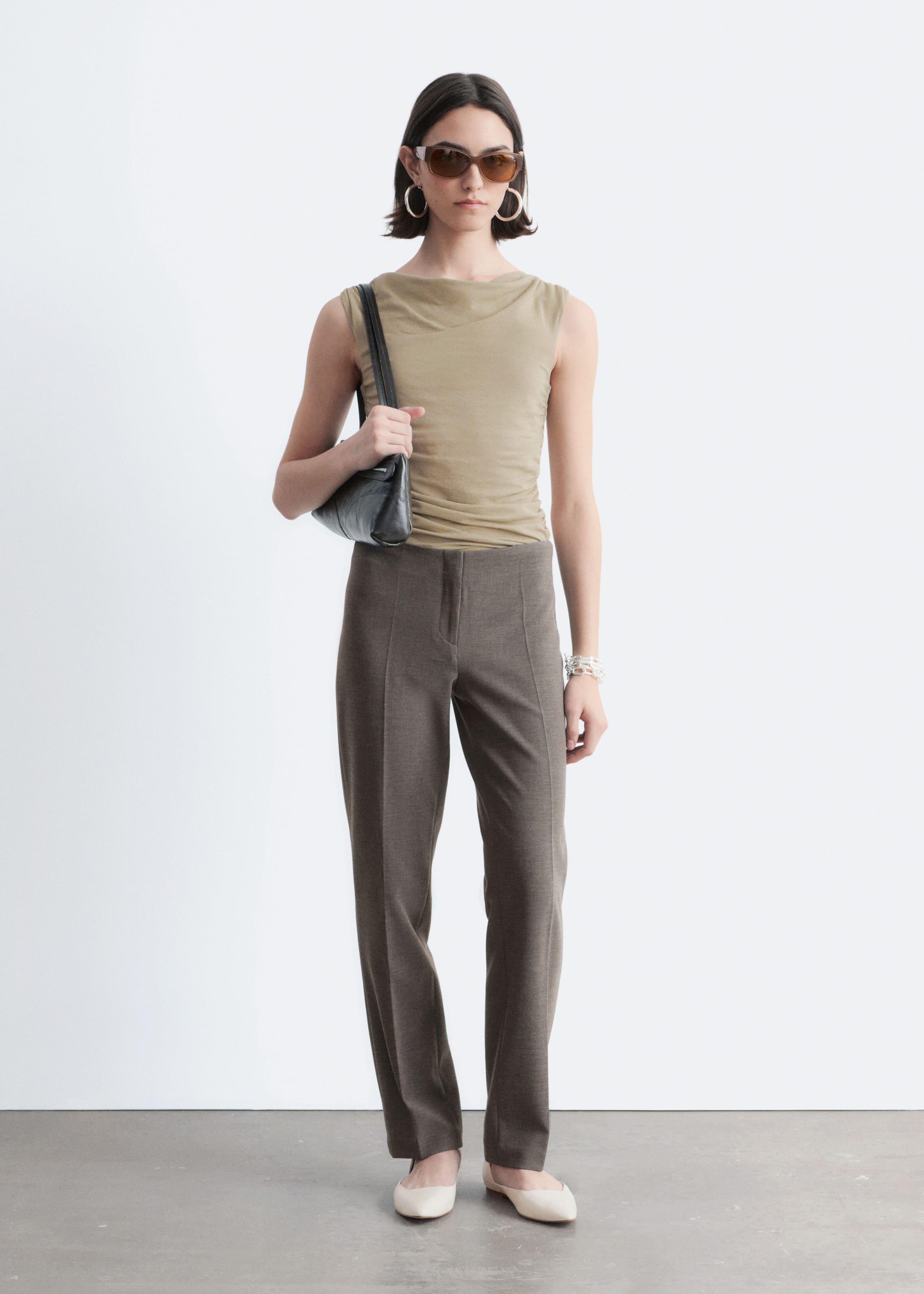 Image of Tailored Press-Crease Trousers