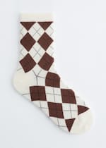 Dark Brown Checked