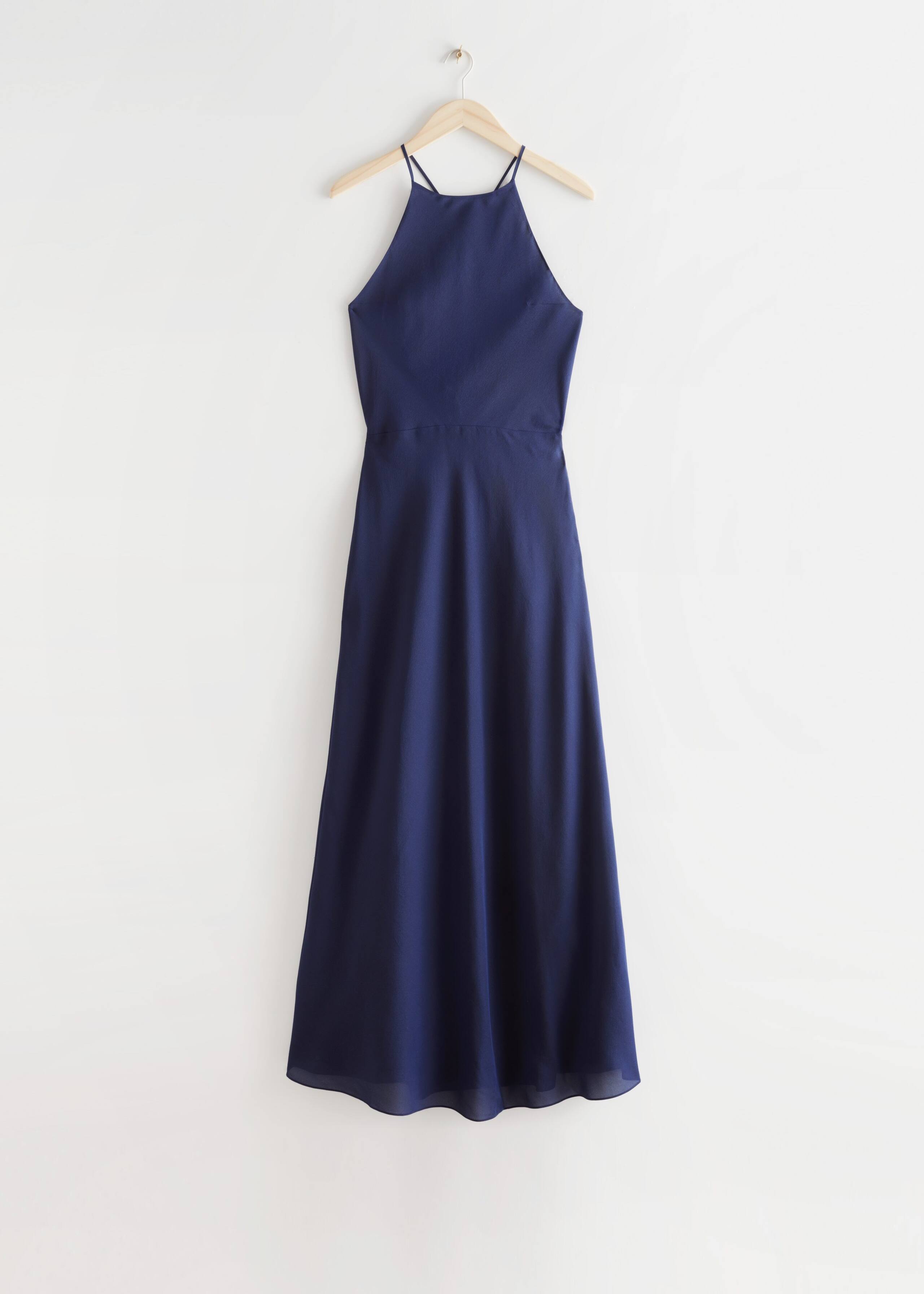 Strappy Maxi Dress - Dark Blue - Natura morta