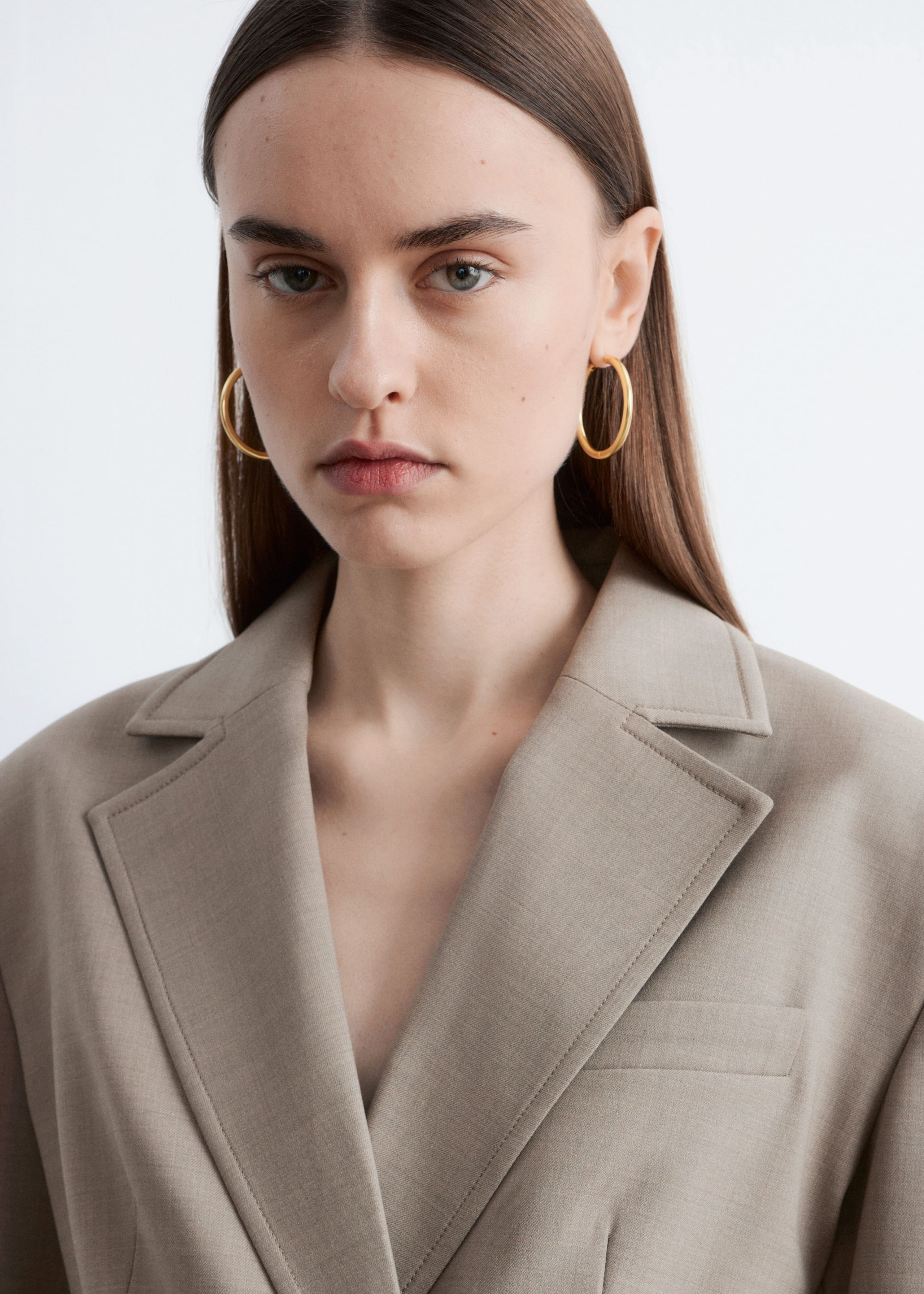 Tapered  Merino-Wool Blazer - Mole - Lookbook