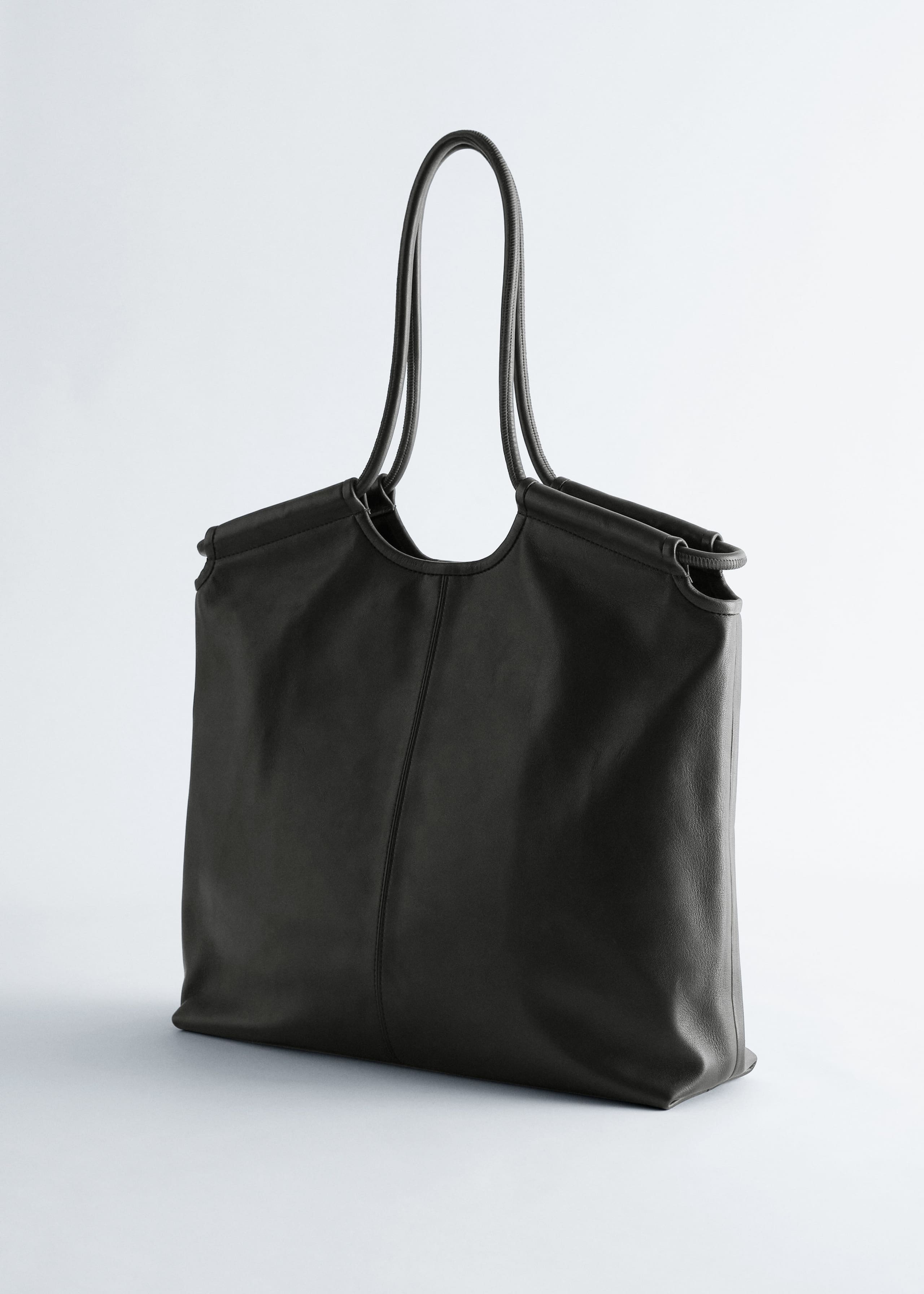 Image of Large Leather Tote Bag