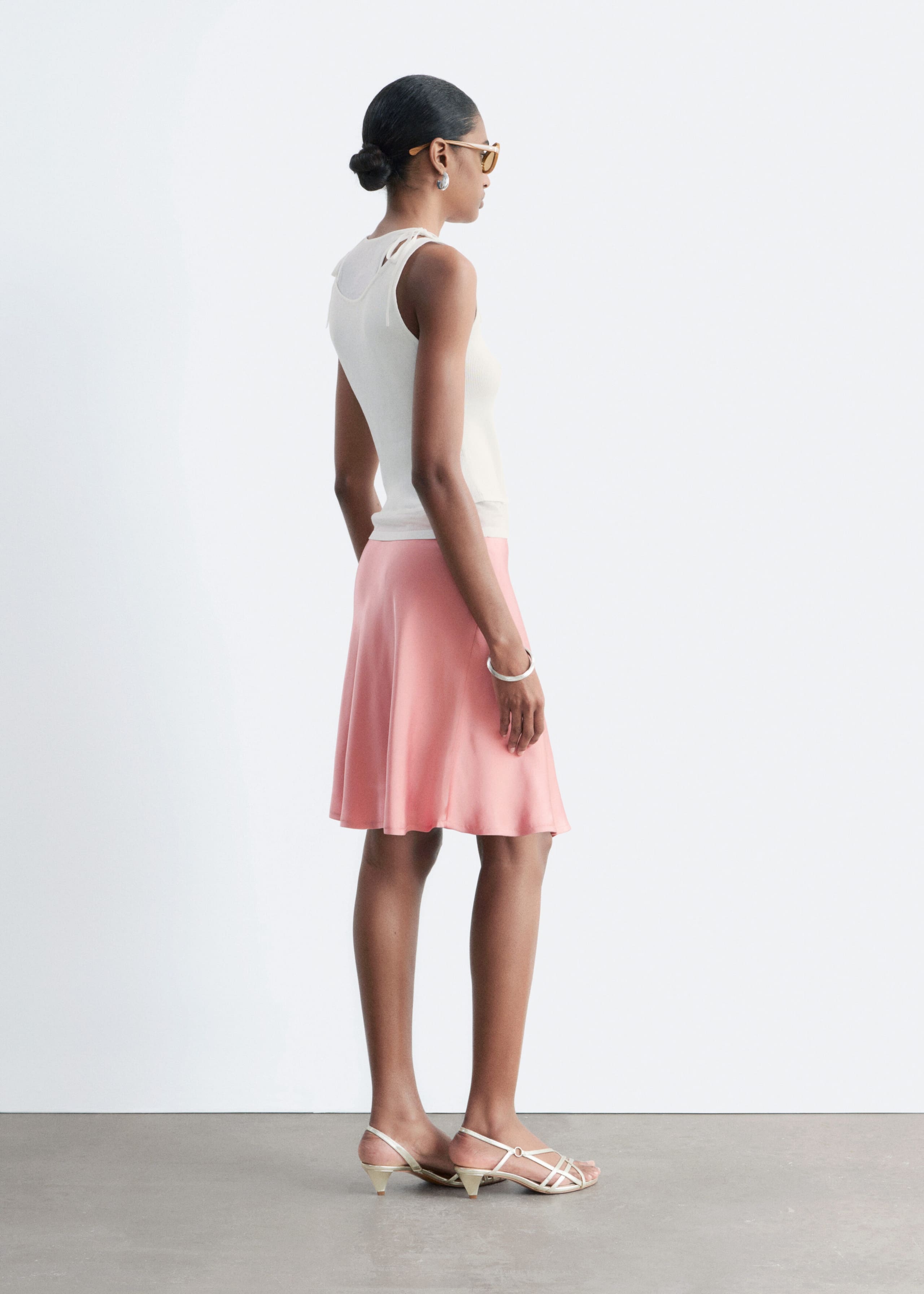 Double-Layer Tank Top - White - Lookbook
