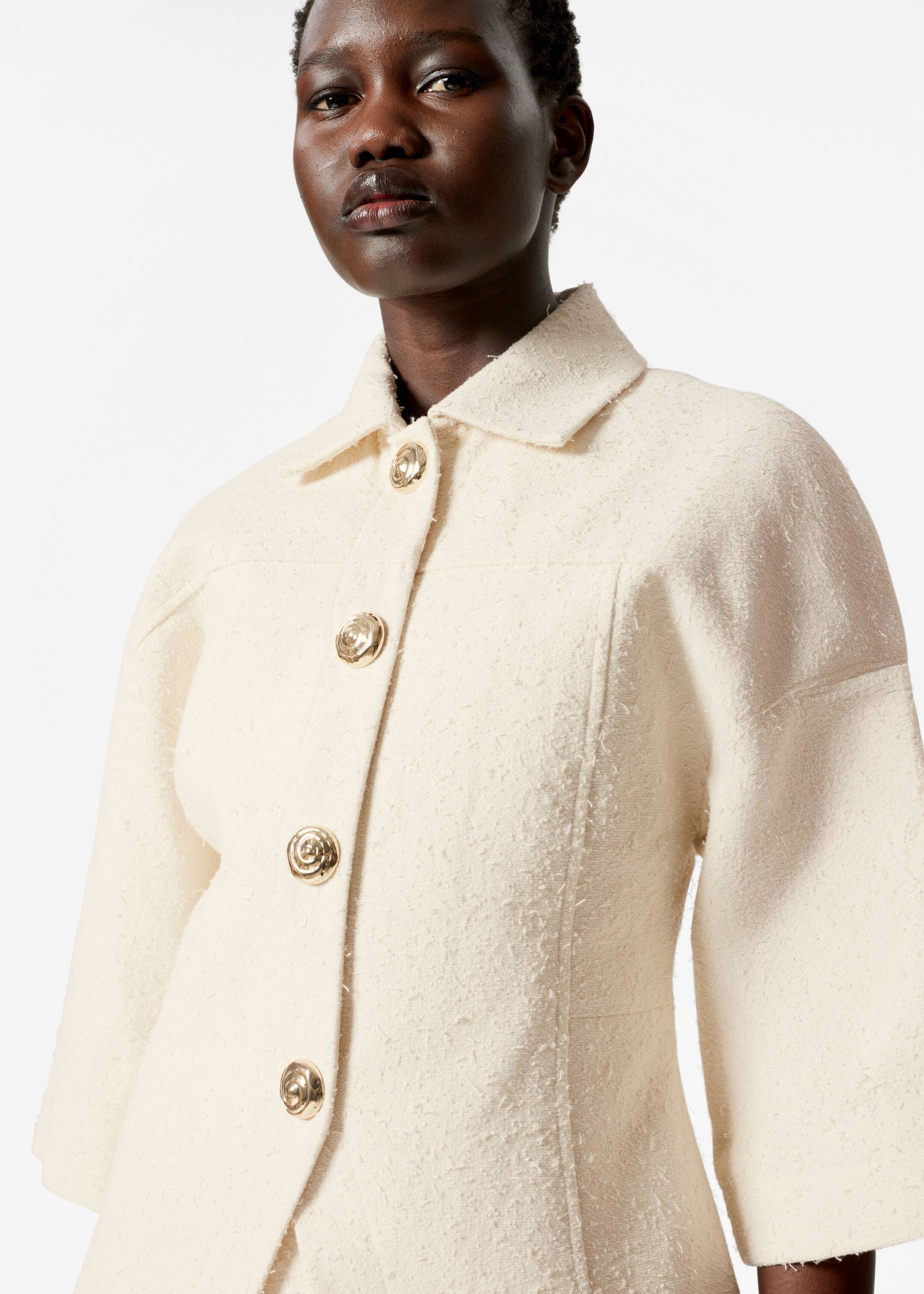 Vezi imaginea mai mare: Jachetă texturată - Alb - FEMEI | H&M RO 2