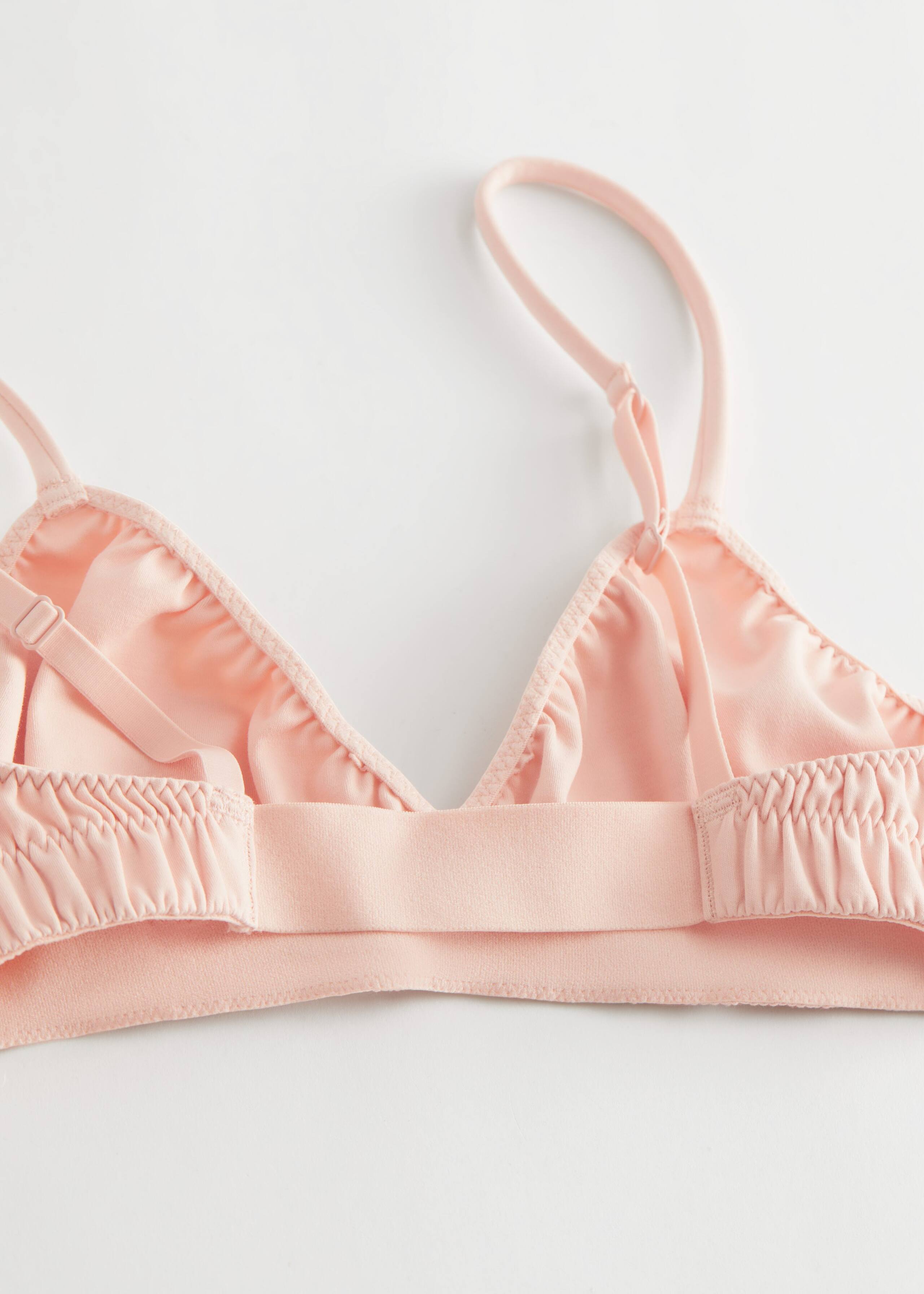 Gathered Triangle Soft Bra - {{variantName}} - Descriptive Detail