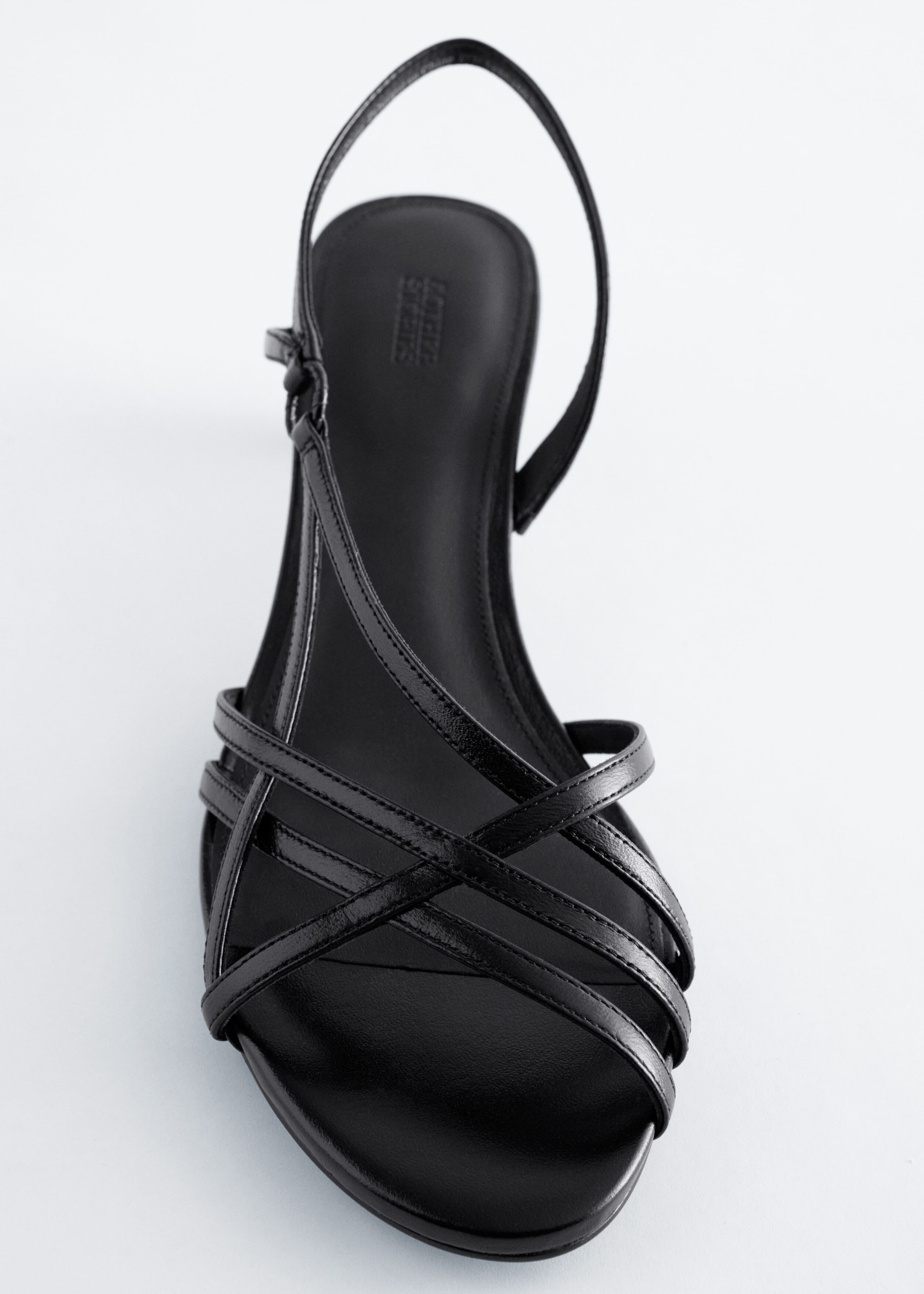 Strappy Leather Sandals - Gold - Still Life