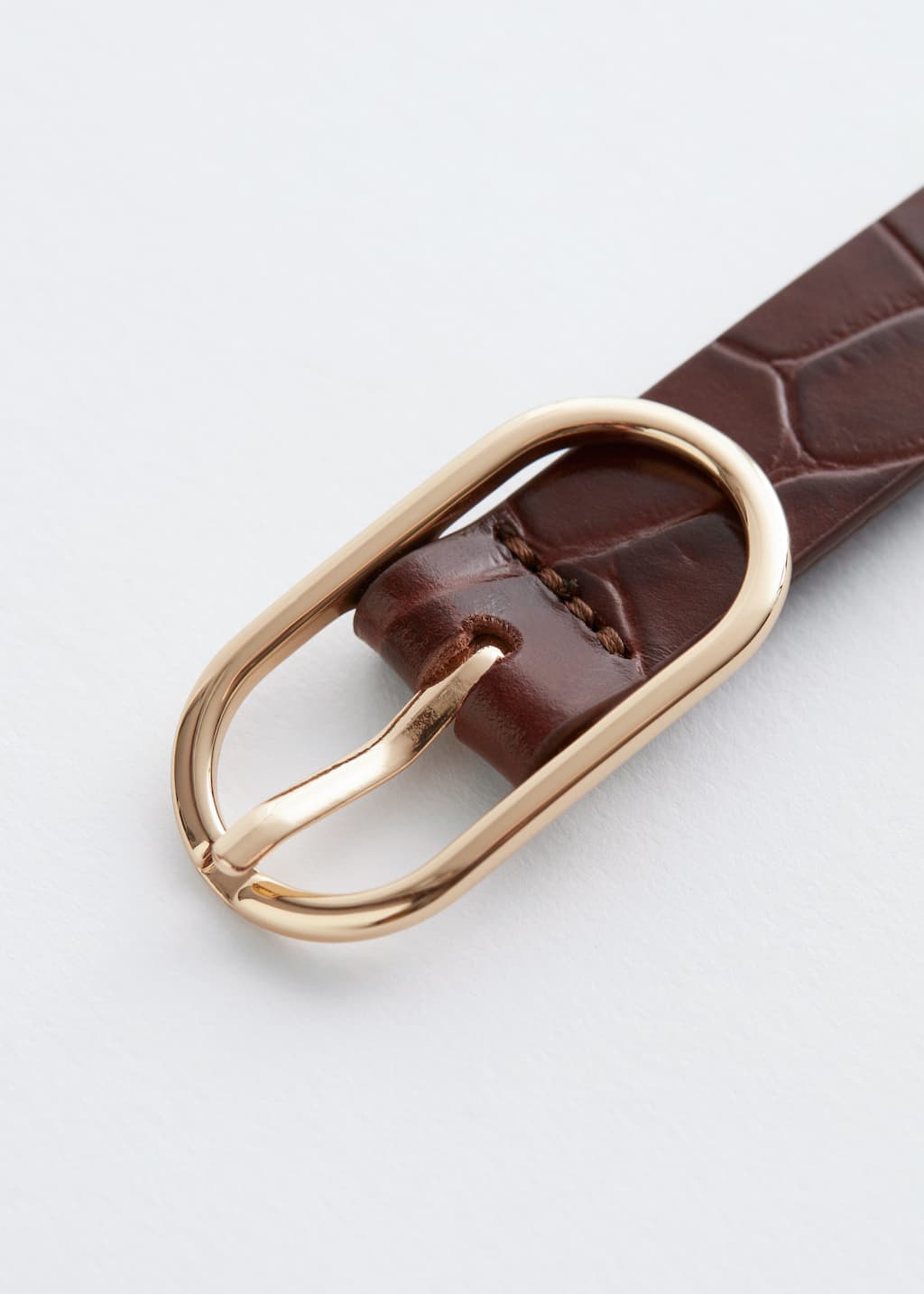 Image of Ceinture fine en cuir