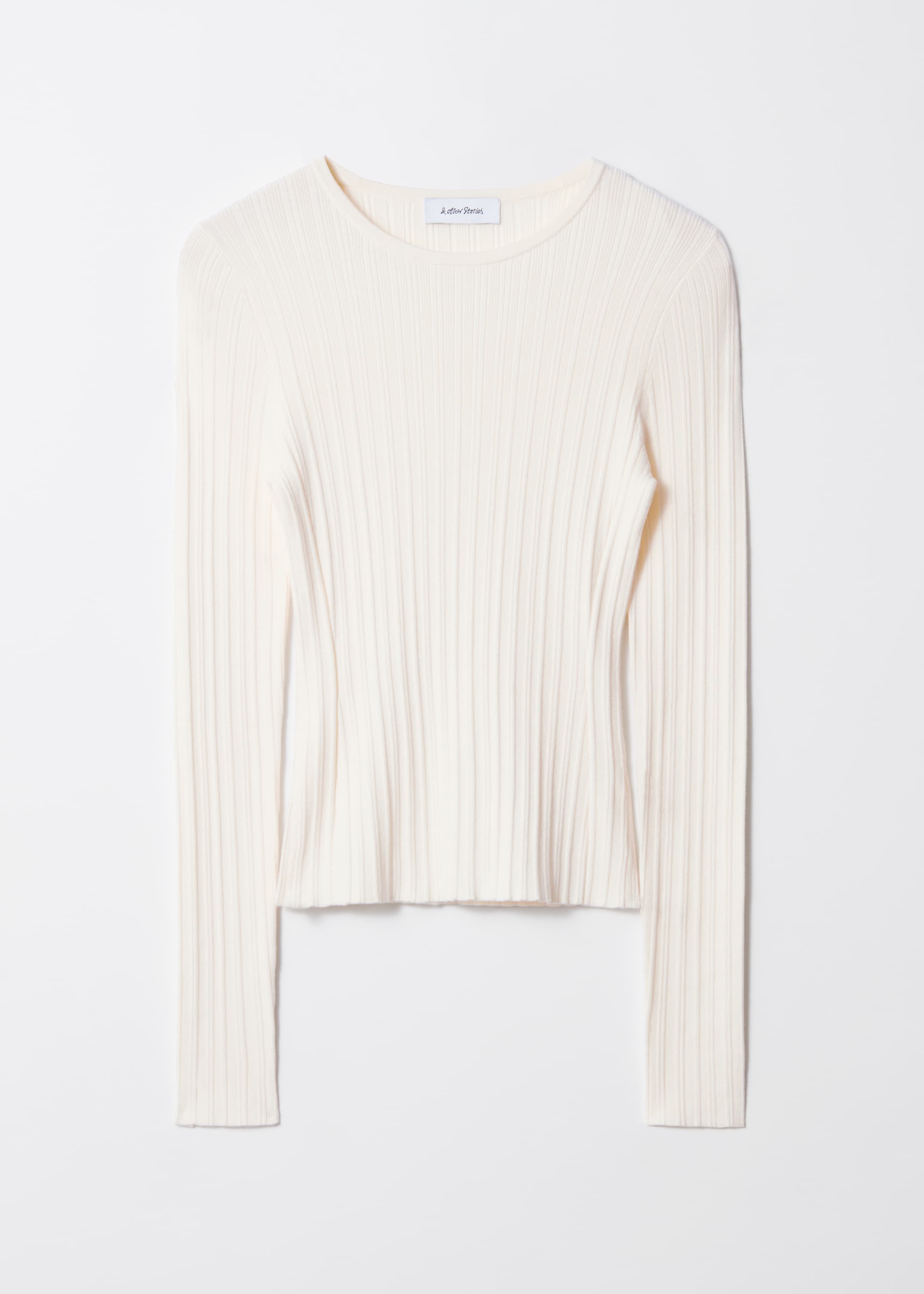 Grösseres Bild ansehen: Rippstrickoberteil - Creme - DAMEN | H&M CH 1