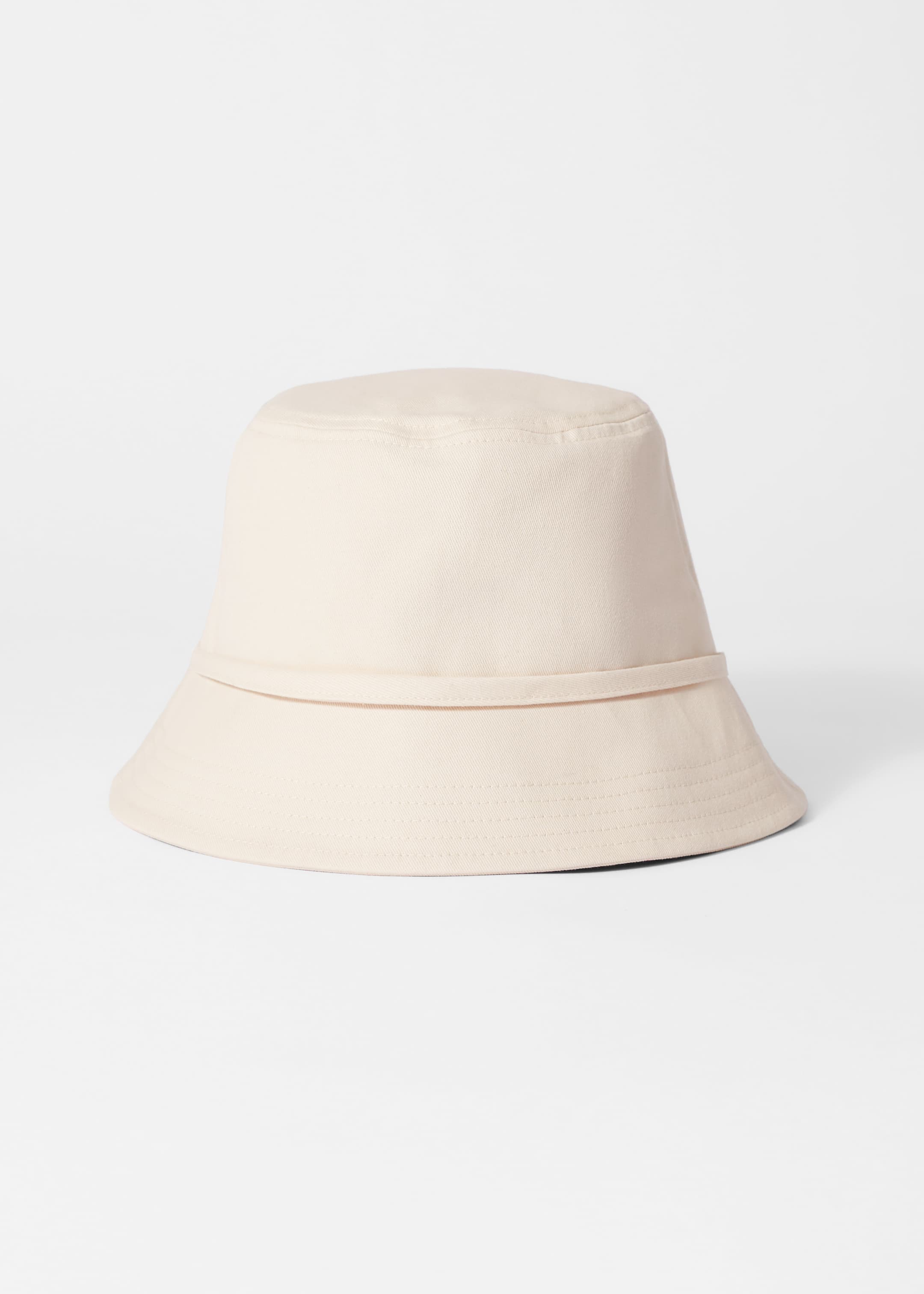 Zobacz większy obraz: Kapelusz bucket hat z kokardą - Kremowy - ONA | H&M PL 3