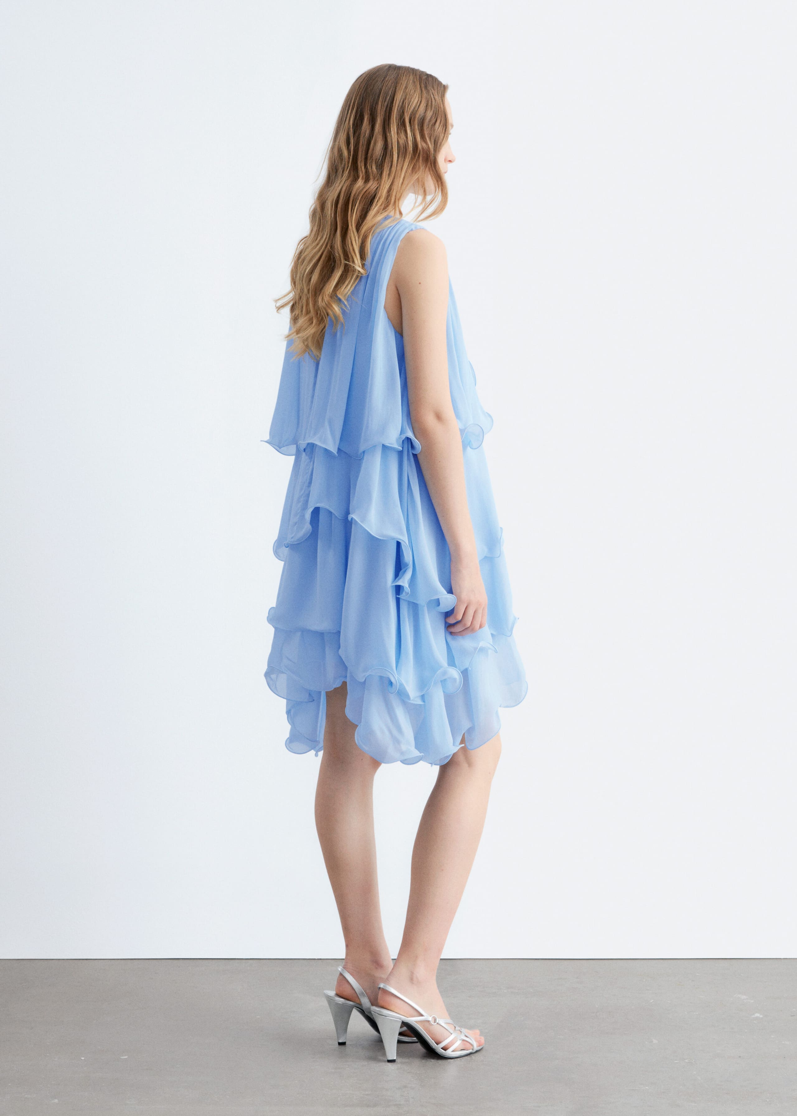 Image of Mini abito senza maniche con gala