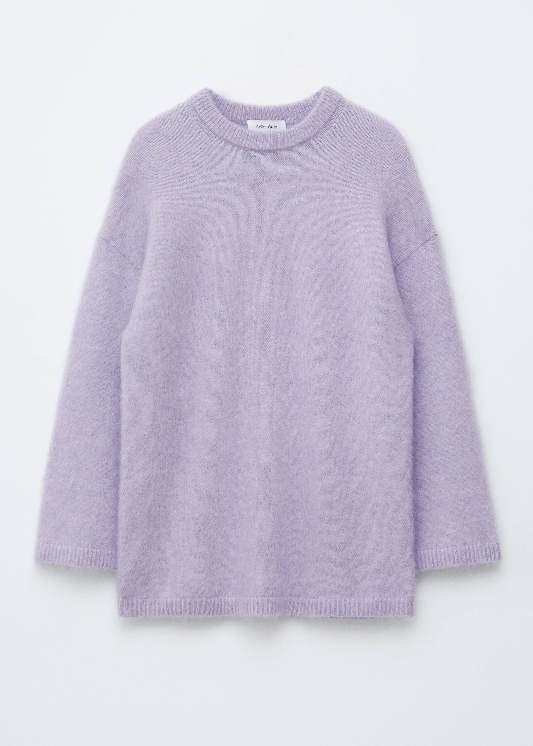 Ver imagem maior: Camisola oversized em mistura de mohair - Lilás - SENHORA | H&M PT 1