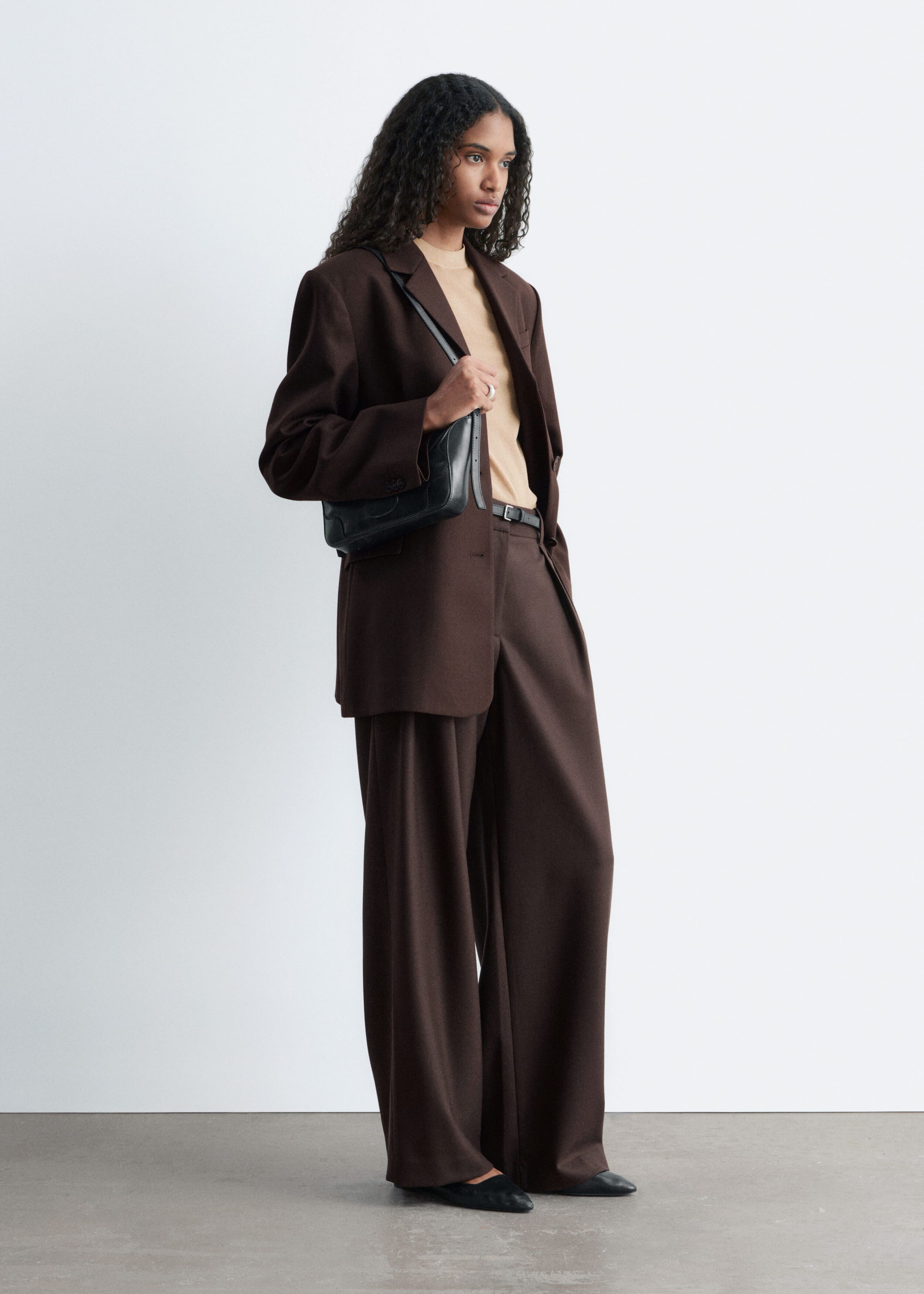 Image of Pantaloni sartoriali in misto lana