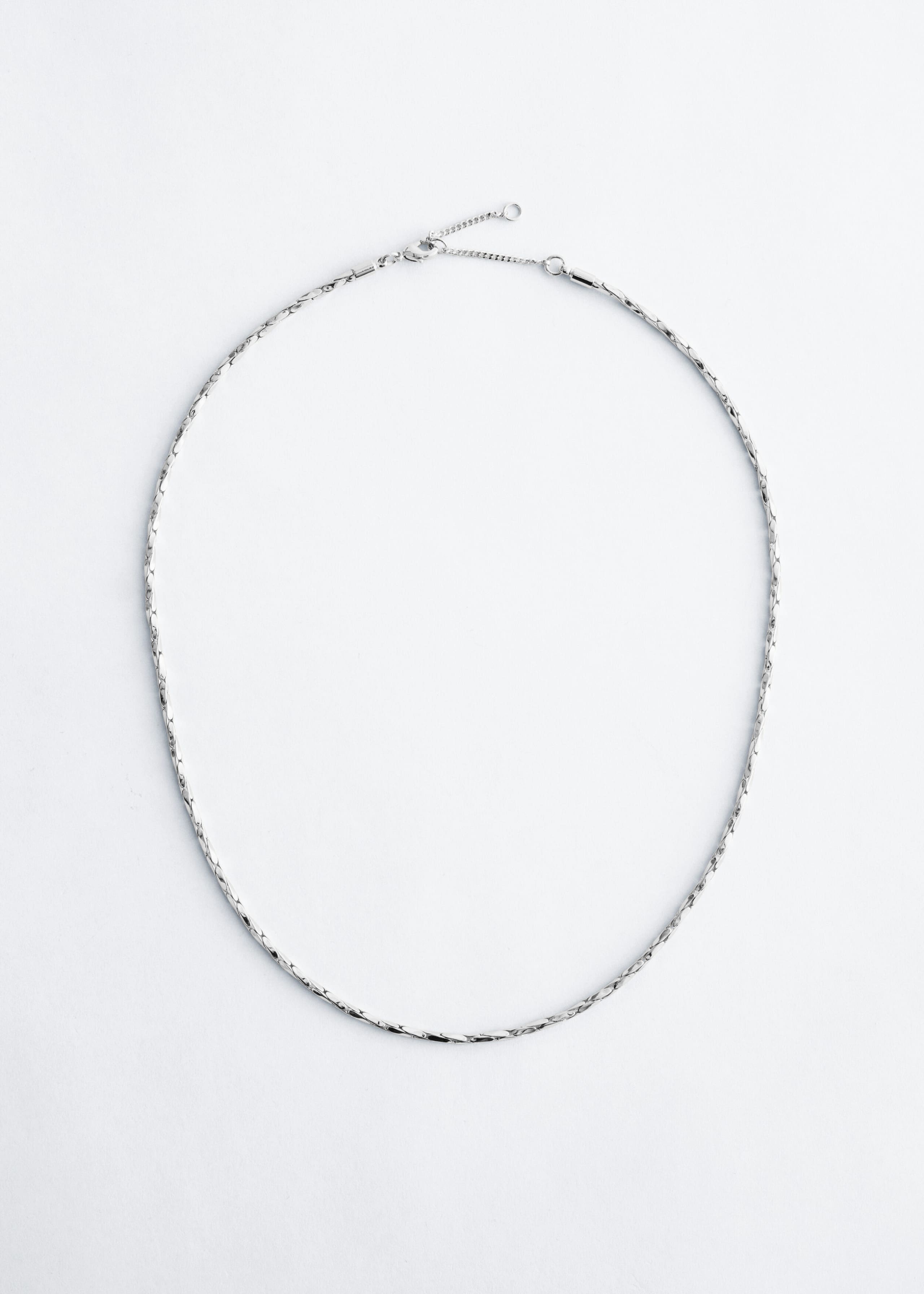 Polished Chain Necklace - Silver - Still Life