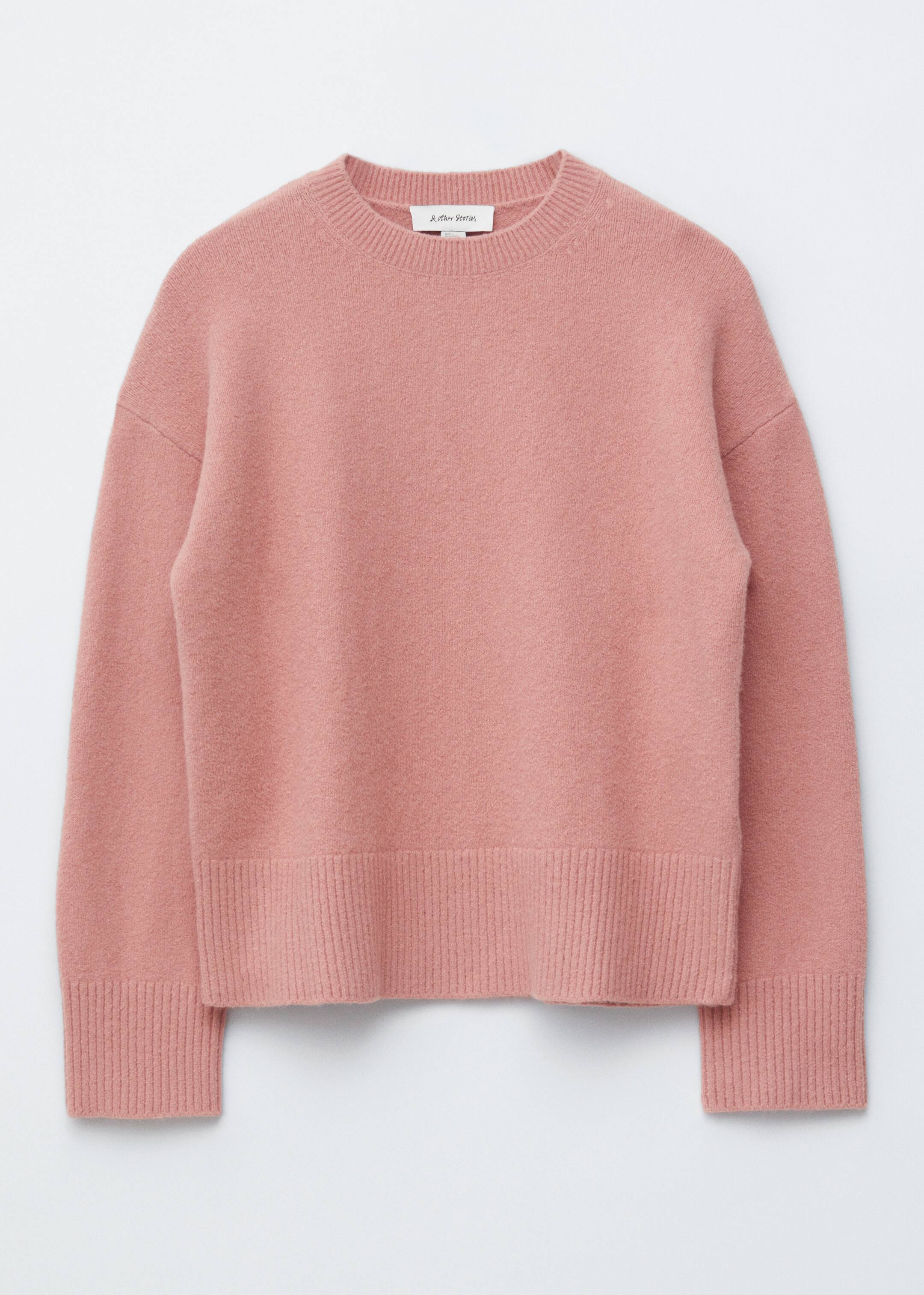 Näytä suurempi kuva: Rento neulepusero - Himmeä vaaleanpunainen - NAISET | H&M FI 6