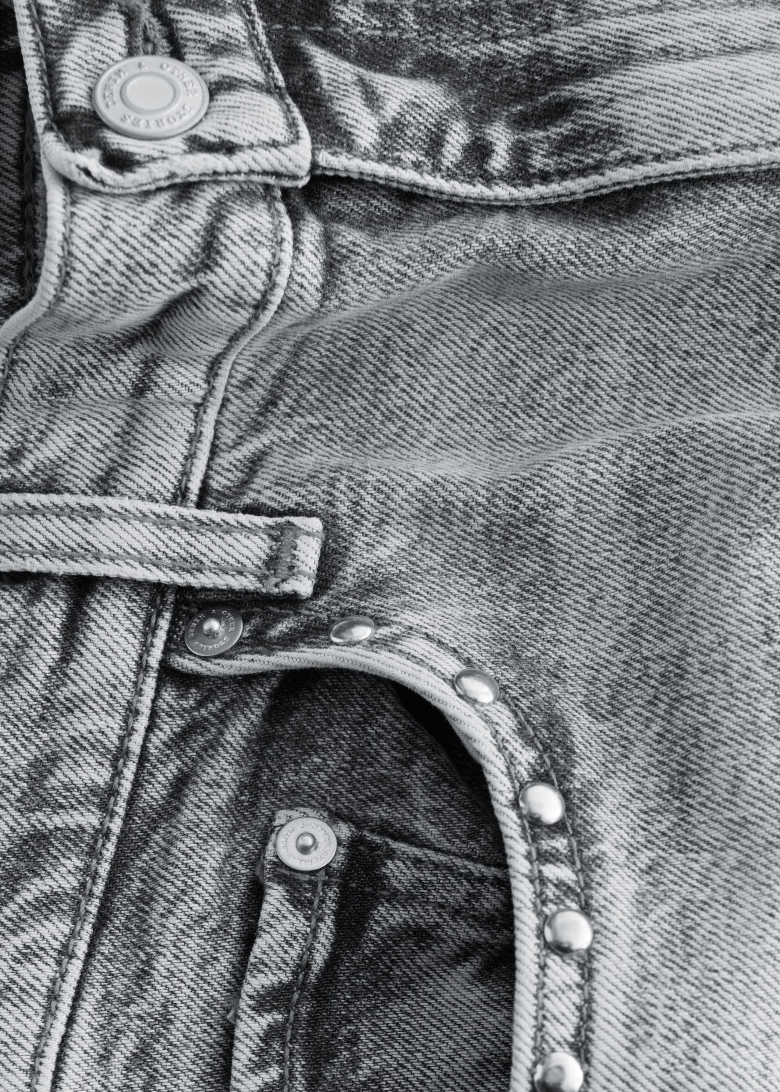 Image of Studded Wide-Leg Jeans