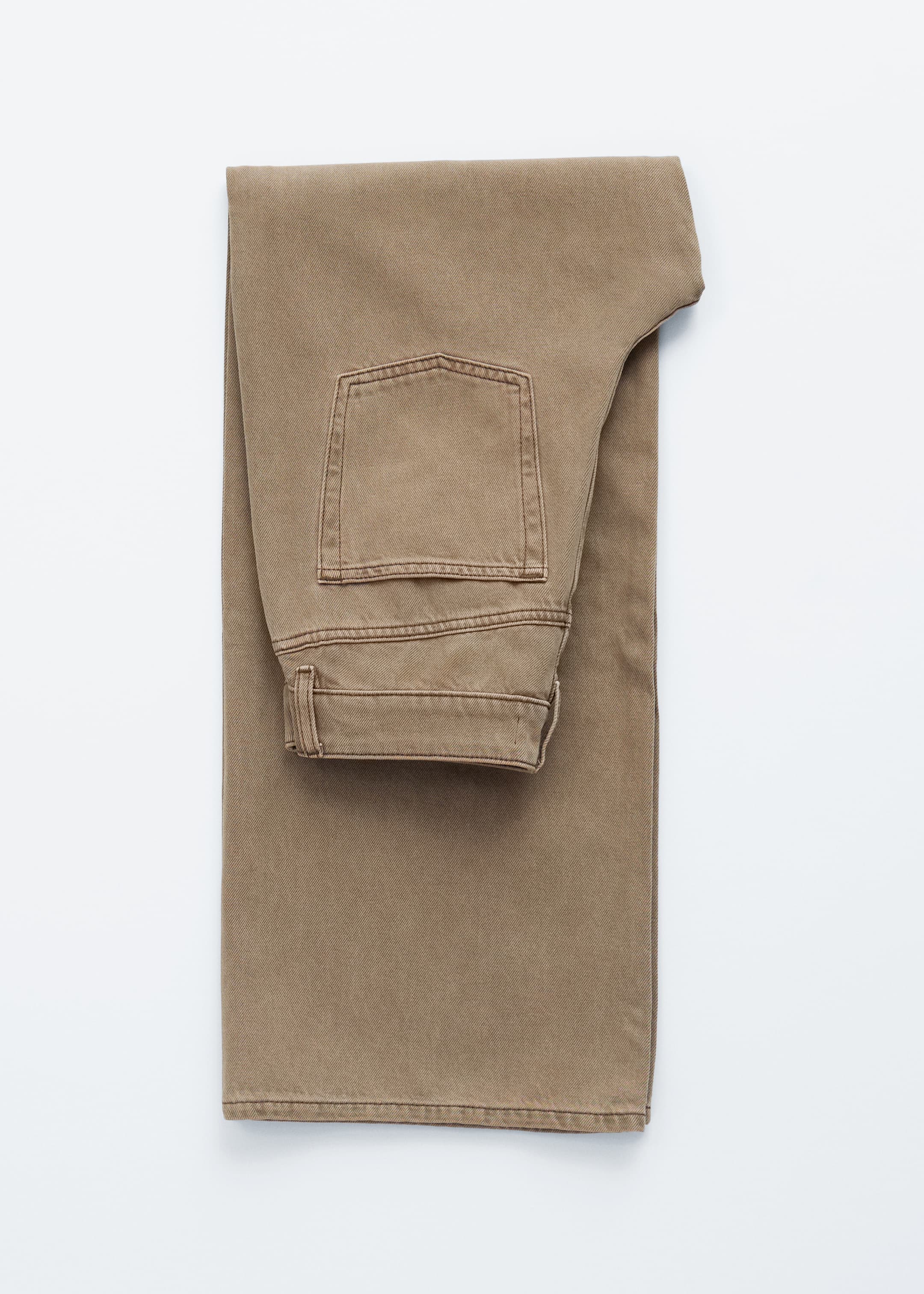 Visualizza immagine più grande: Jeans a gamba larga dalla vestibilità rilassata - Verde kaki - DONNA | H&M IT 8