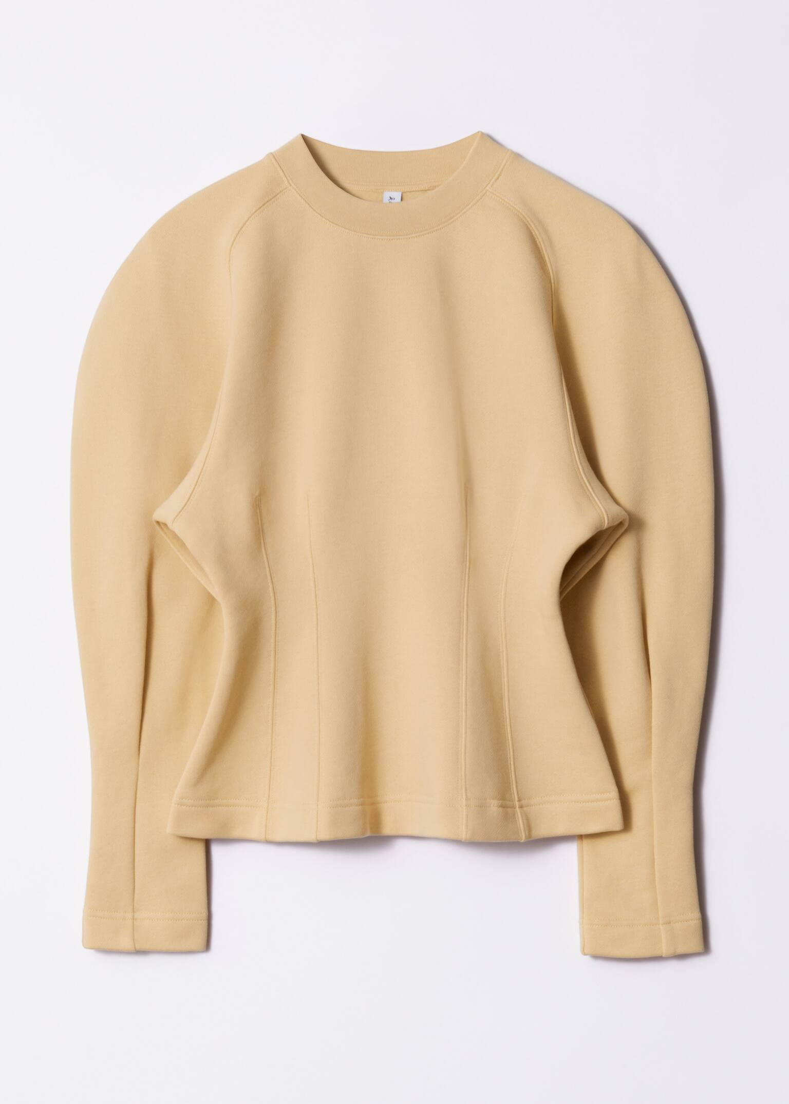 Gemodelleerde sweater - Lichtgeel/Grijs