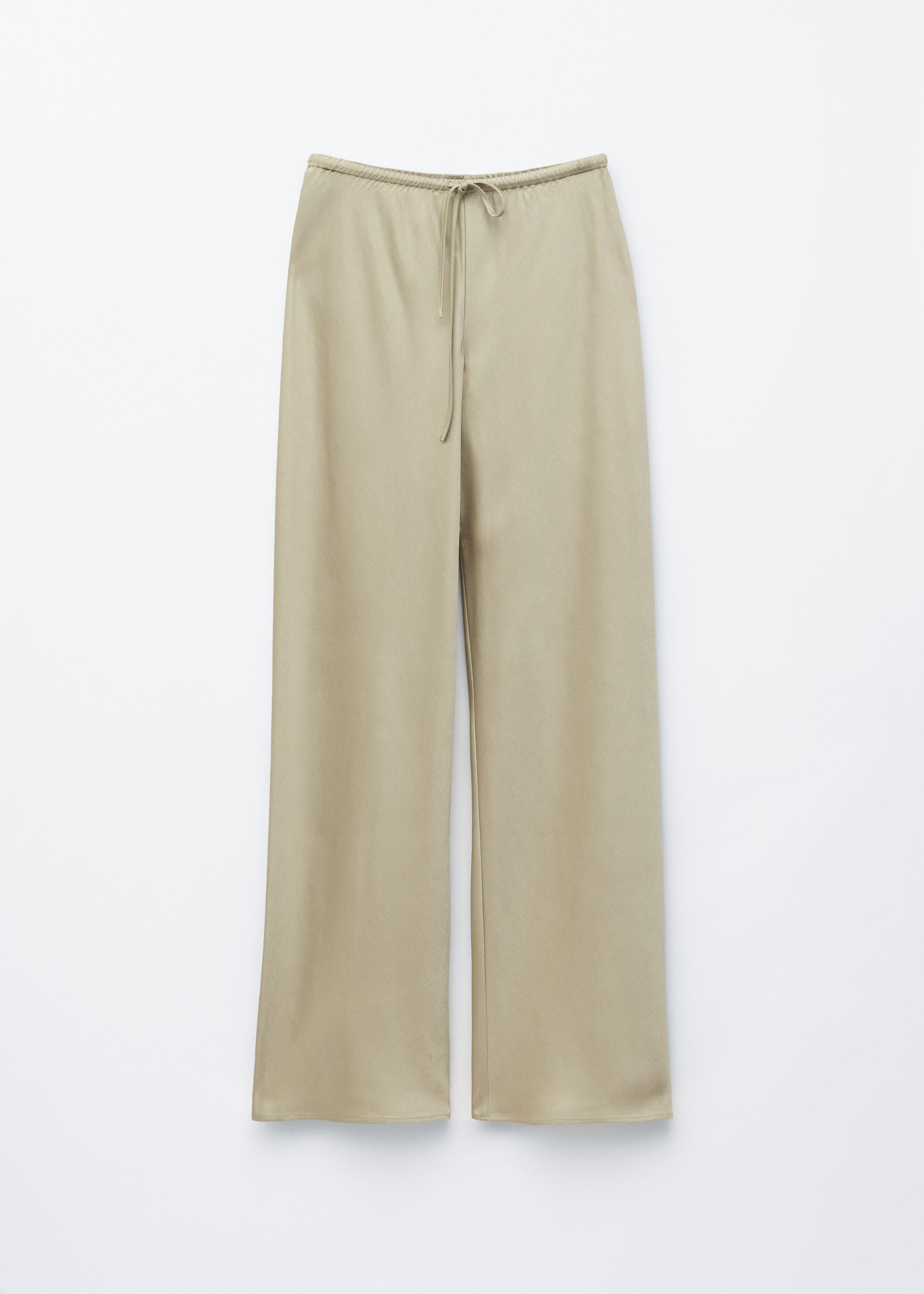 Drawstring Twill Trousers