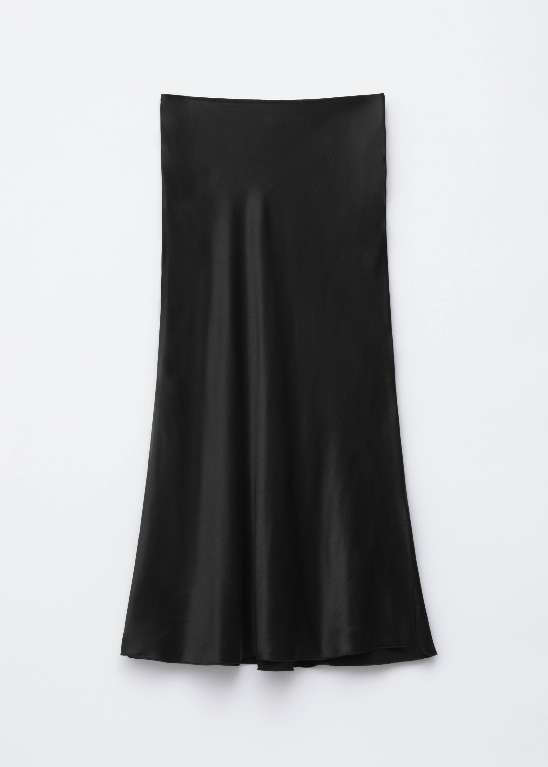 Grotere afbeelding bekijken: Satin Midi Skirt - Zwart - DAMES | H&M BE 6