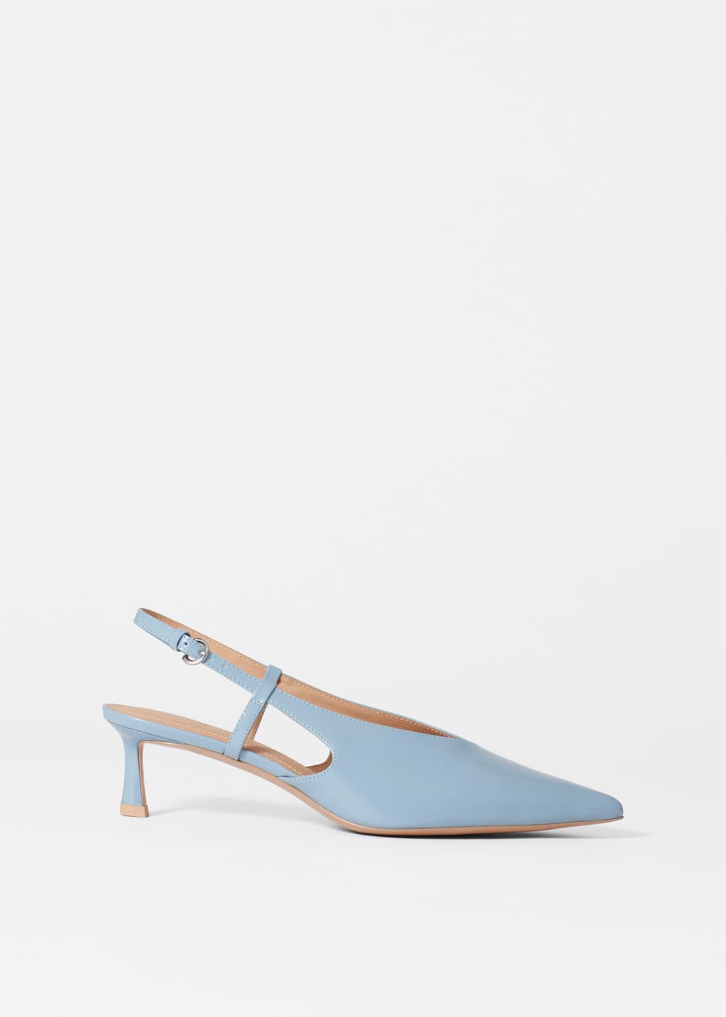 Image of Escarpins classiques à bride arrière en cuir