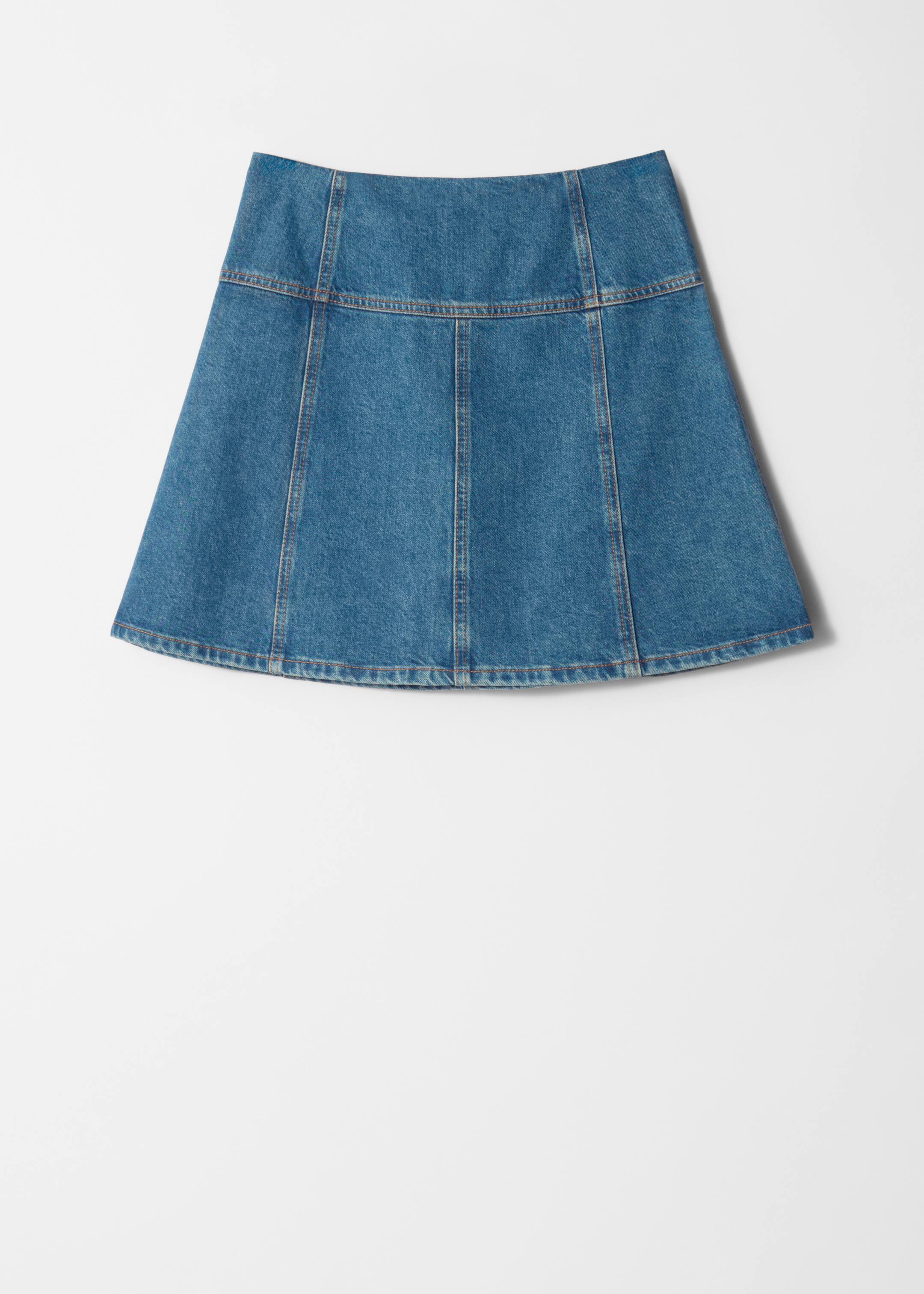 Visa större bild: Minikjol i denim - Blå - DAM | H&M SE 5