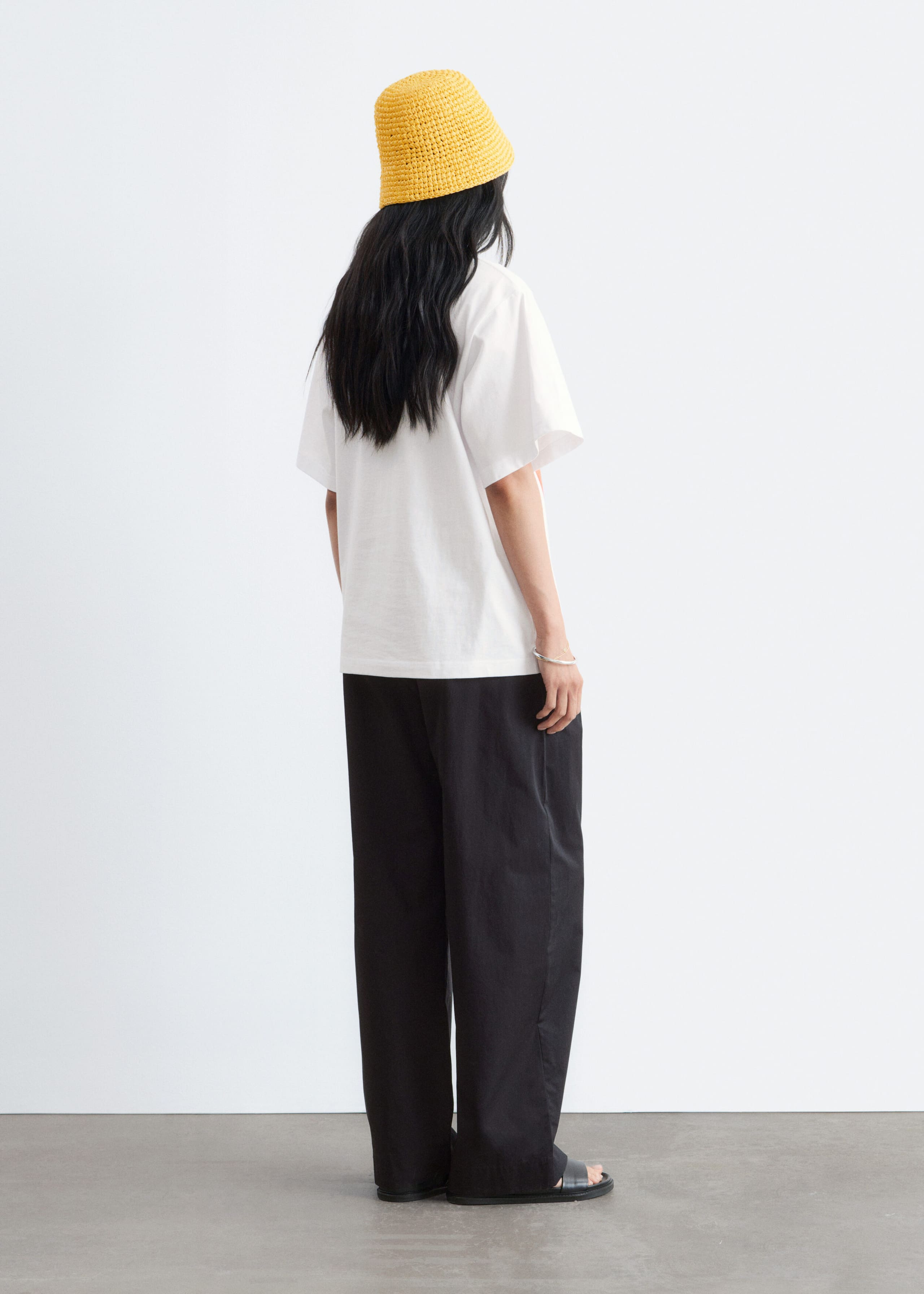 T-shirt imprimé et décontracté - Blanc/Imprimé - Lookbook