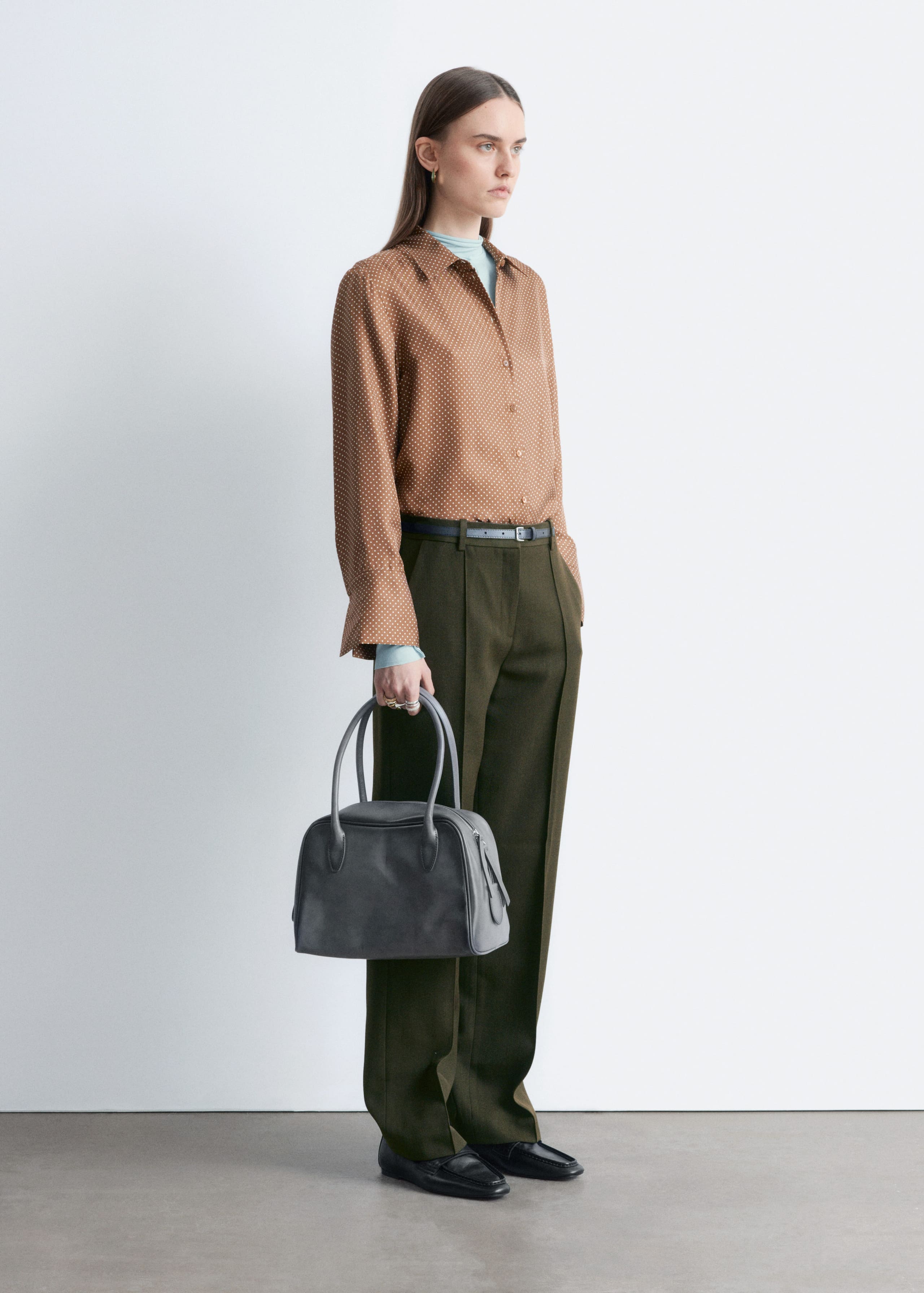 Image of Relaxed Silk Shirt