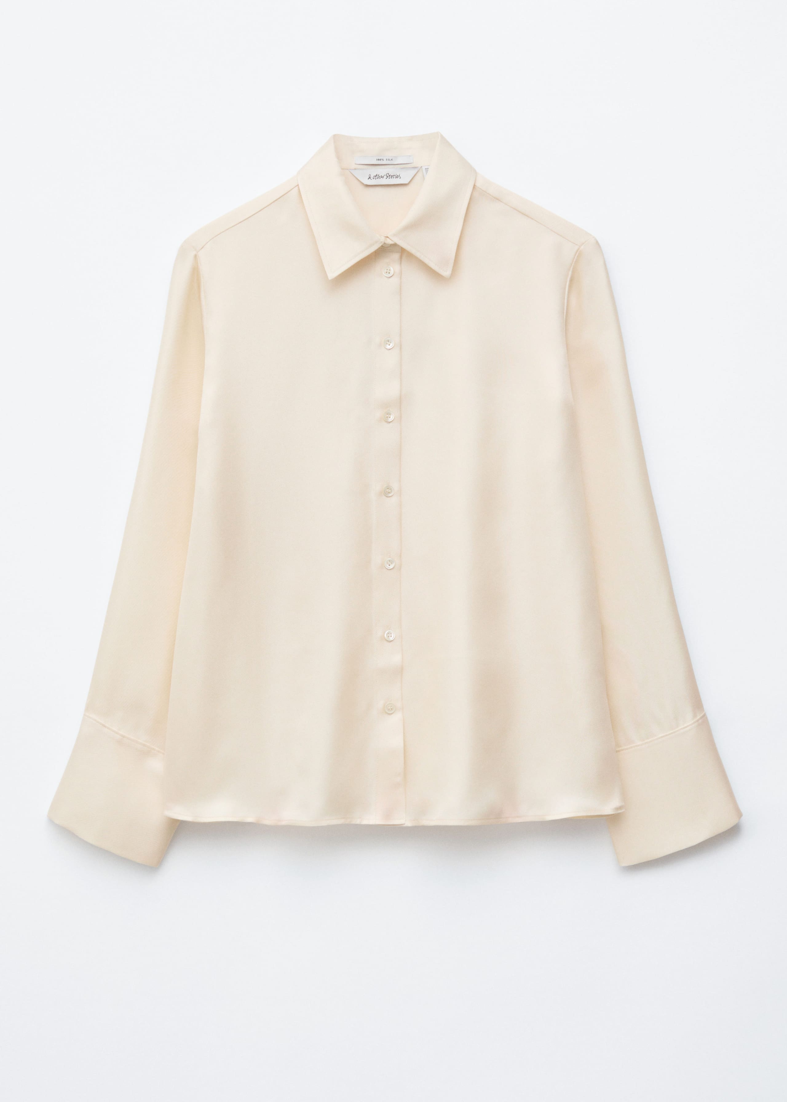 Relaxed Silk Shirt - Dark Blue - Still Life