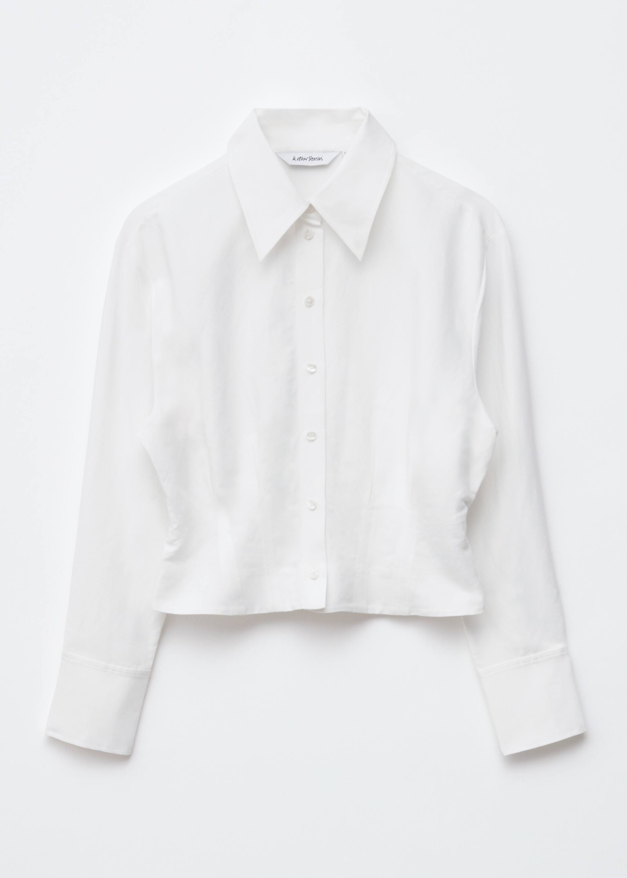 View larger image: Tapered Shirt - White - Ladies | H&M GB 6