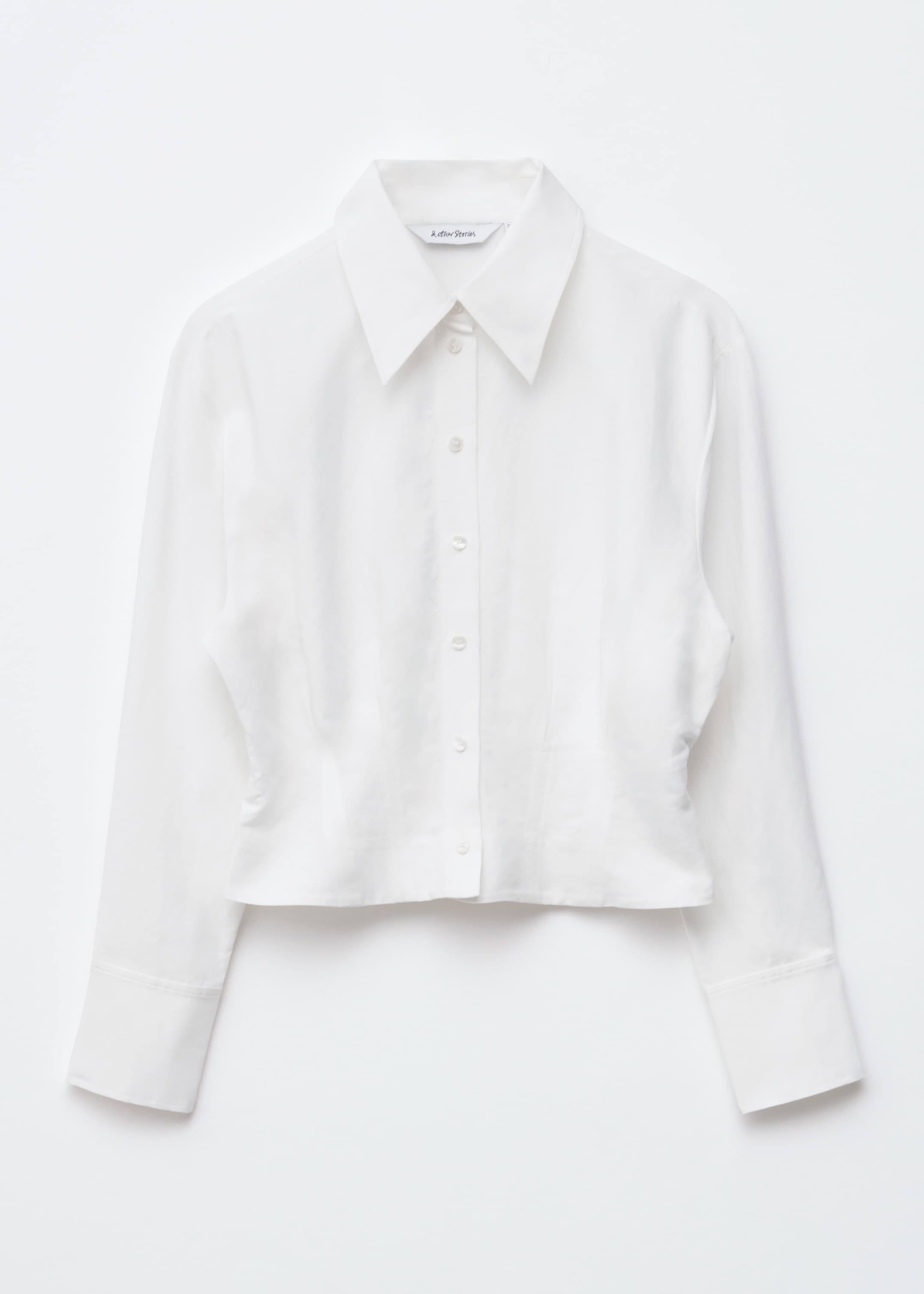 Se større billede: Skjorte med indsnævret talje - Hvid - DAME | H&M DK 6