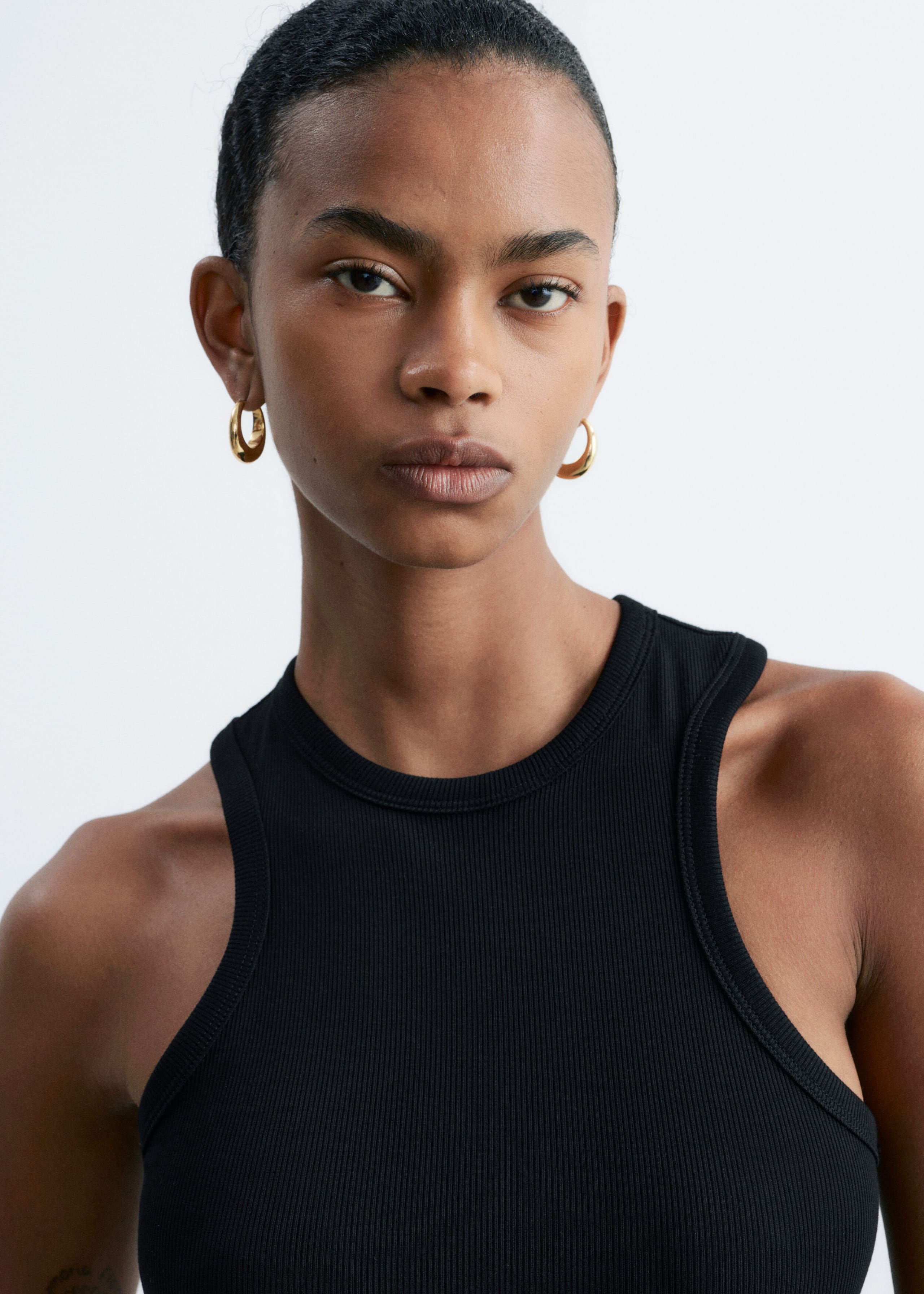 Image of Débardeur côtelé