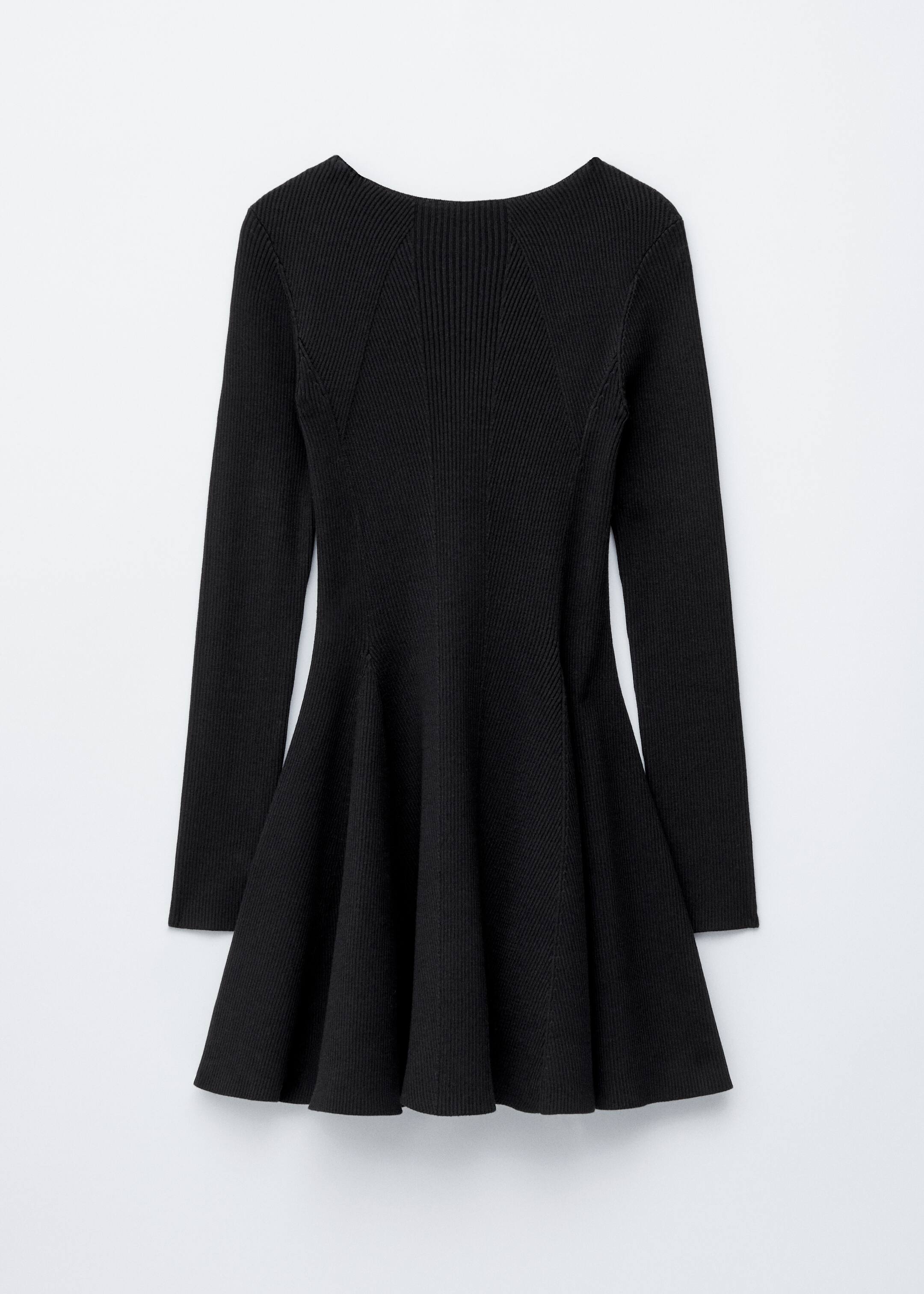 Ingrandisci l'immagine: Rib Knit Mini Dress - Black - DONNA | H&M CH 4