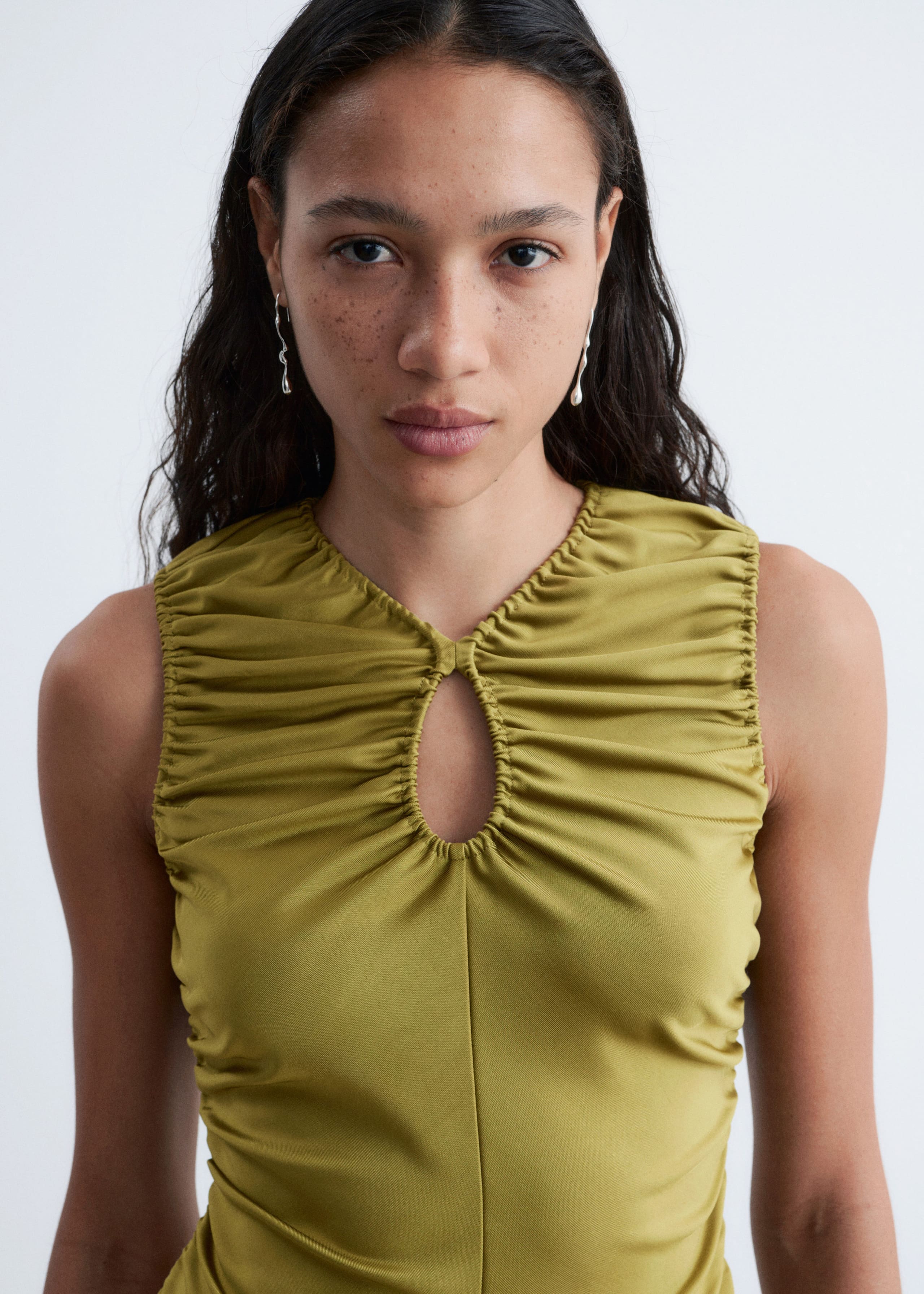 Image of Elongated Drop Earrings