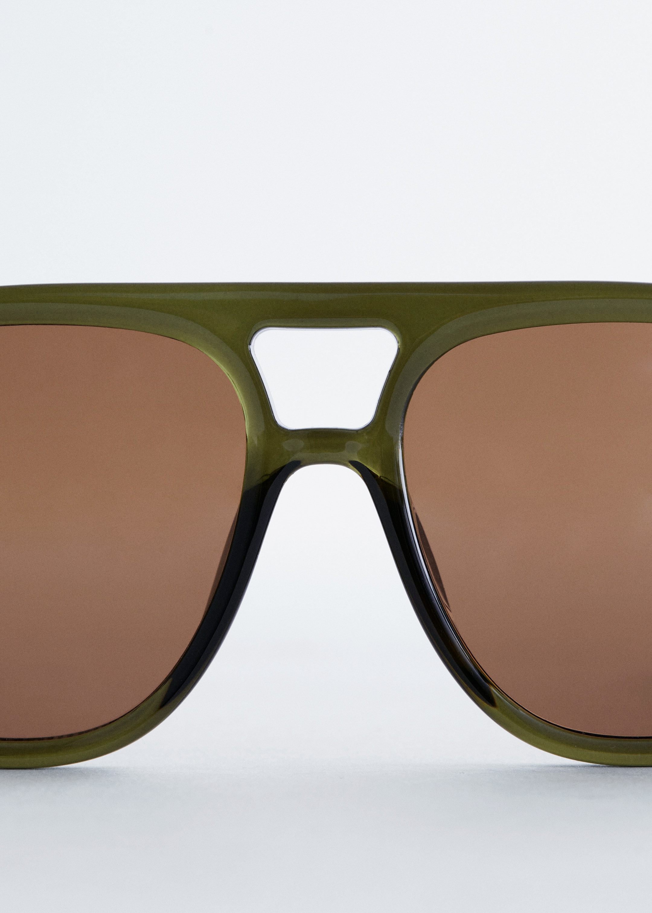 Größeres Bild ansehen: Sonnenbrille mit Pilotenrahmen - Grün/Braun - Ladies | H&M DE 3