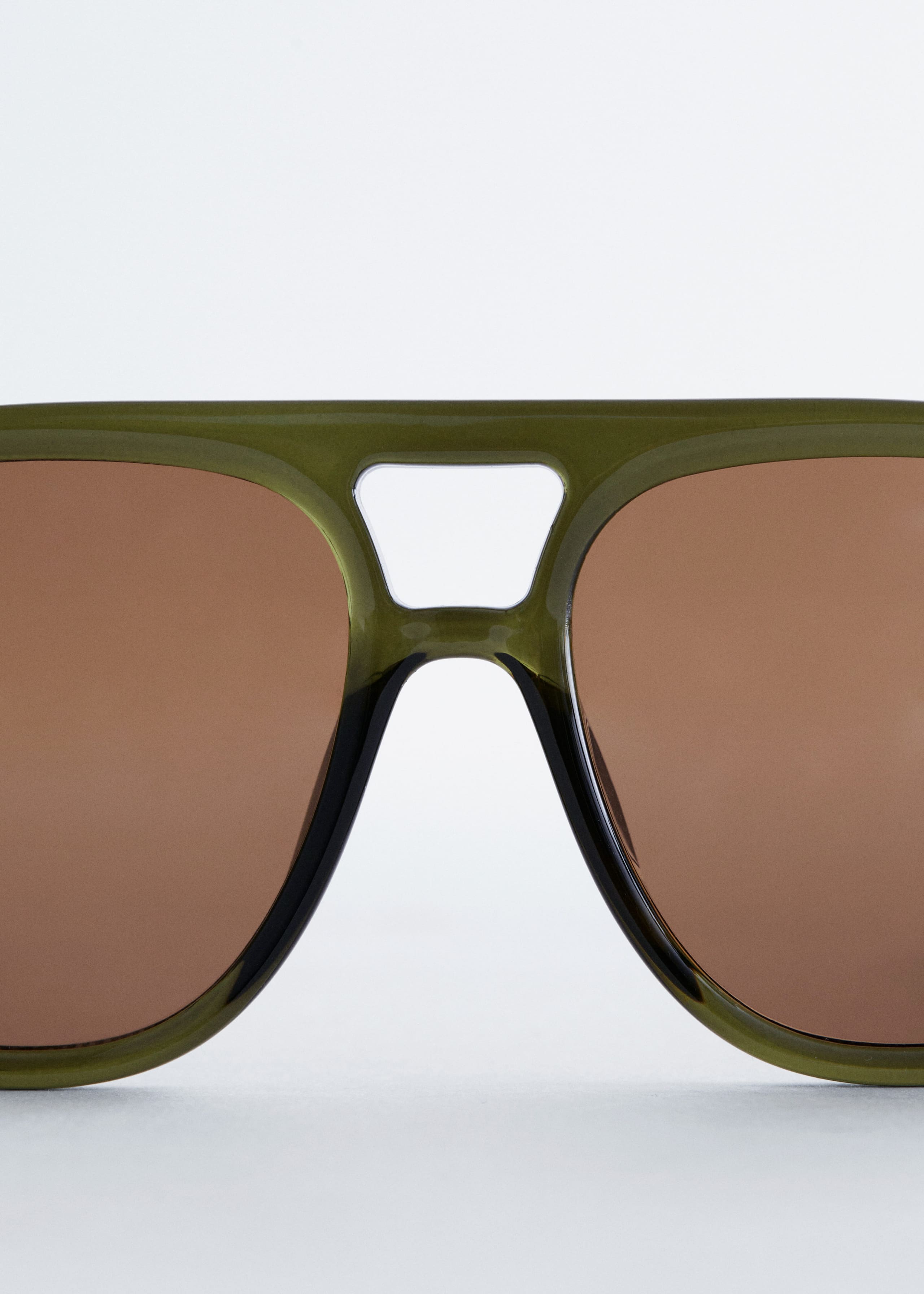 Image of Aviator-Frame Sunglasses