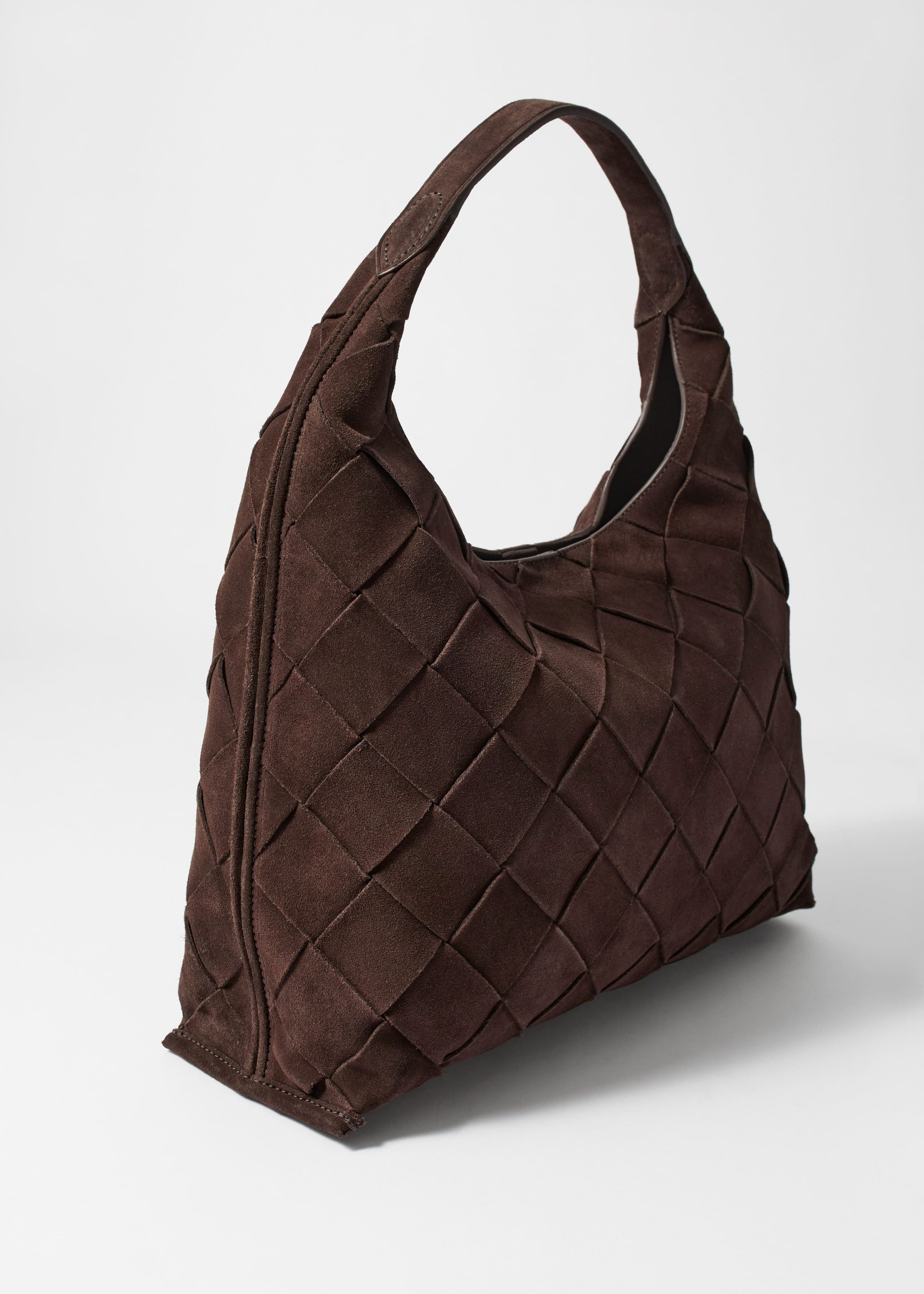 Image of Braided Suede Tote
