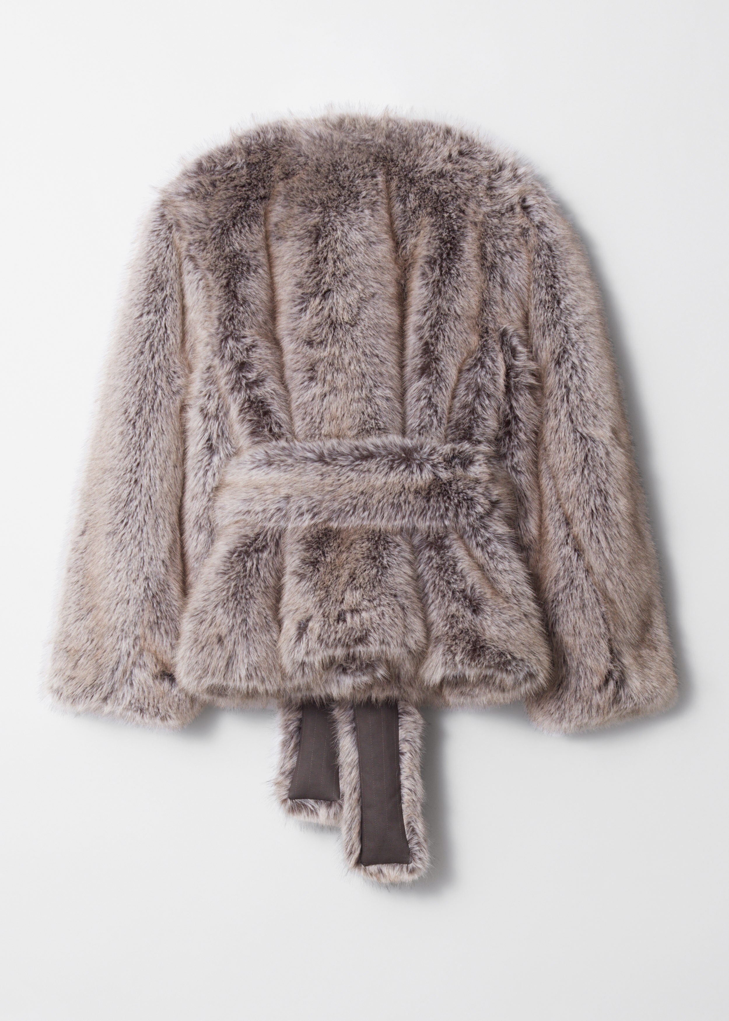 Belted Faux Fur Jacket - Mole - Jackets - & Other Stories US