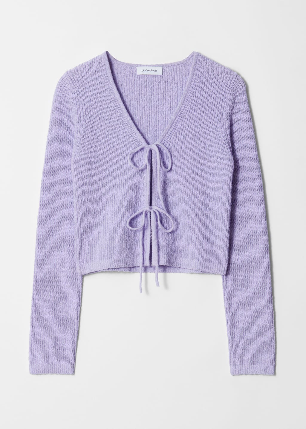 Cardigan en maille à liens