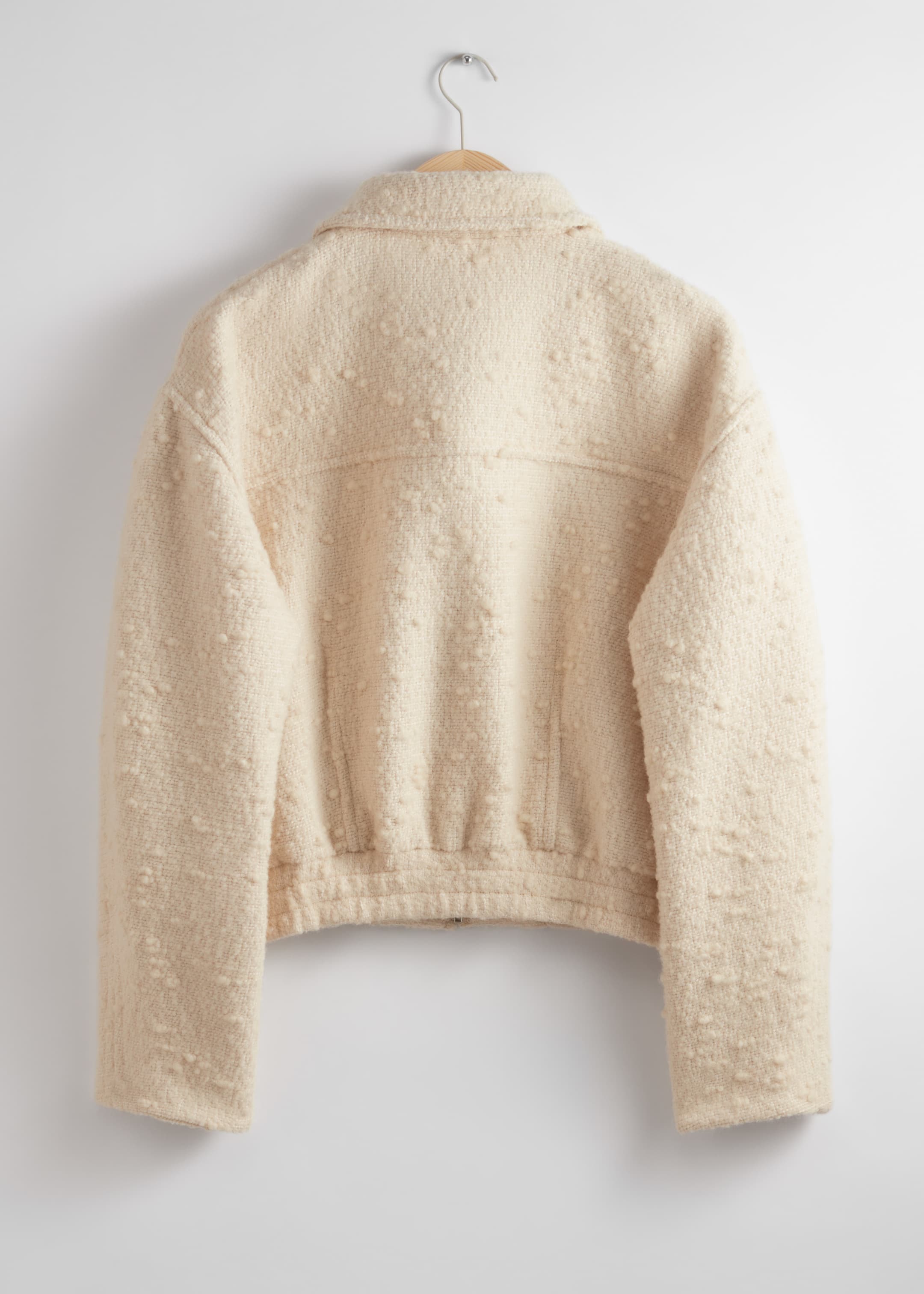 Größeres Bild anzeigen: Oversized-Jacke mit Reißverschluss - Creme - Ladies | H&M AT 2