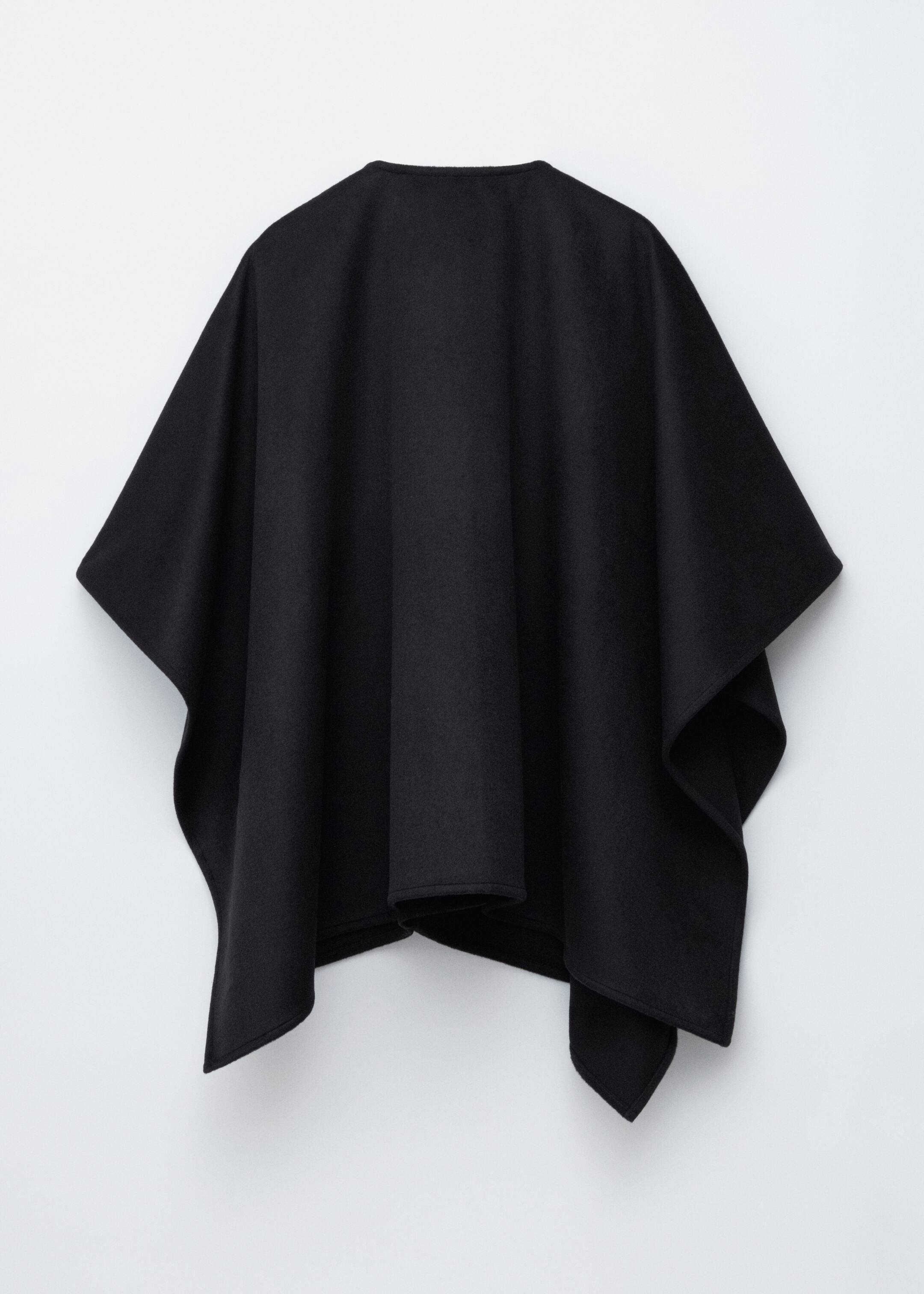 Grotere afbeelding bekijken: Wollen cape - Zwart - DAMES | H&M NL 2