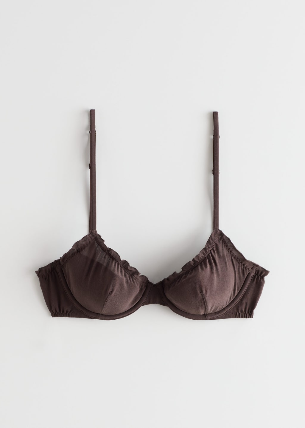 Padded Mulberry Silk Bra - Lilac - Bodegón