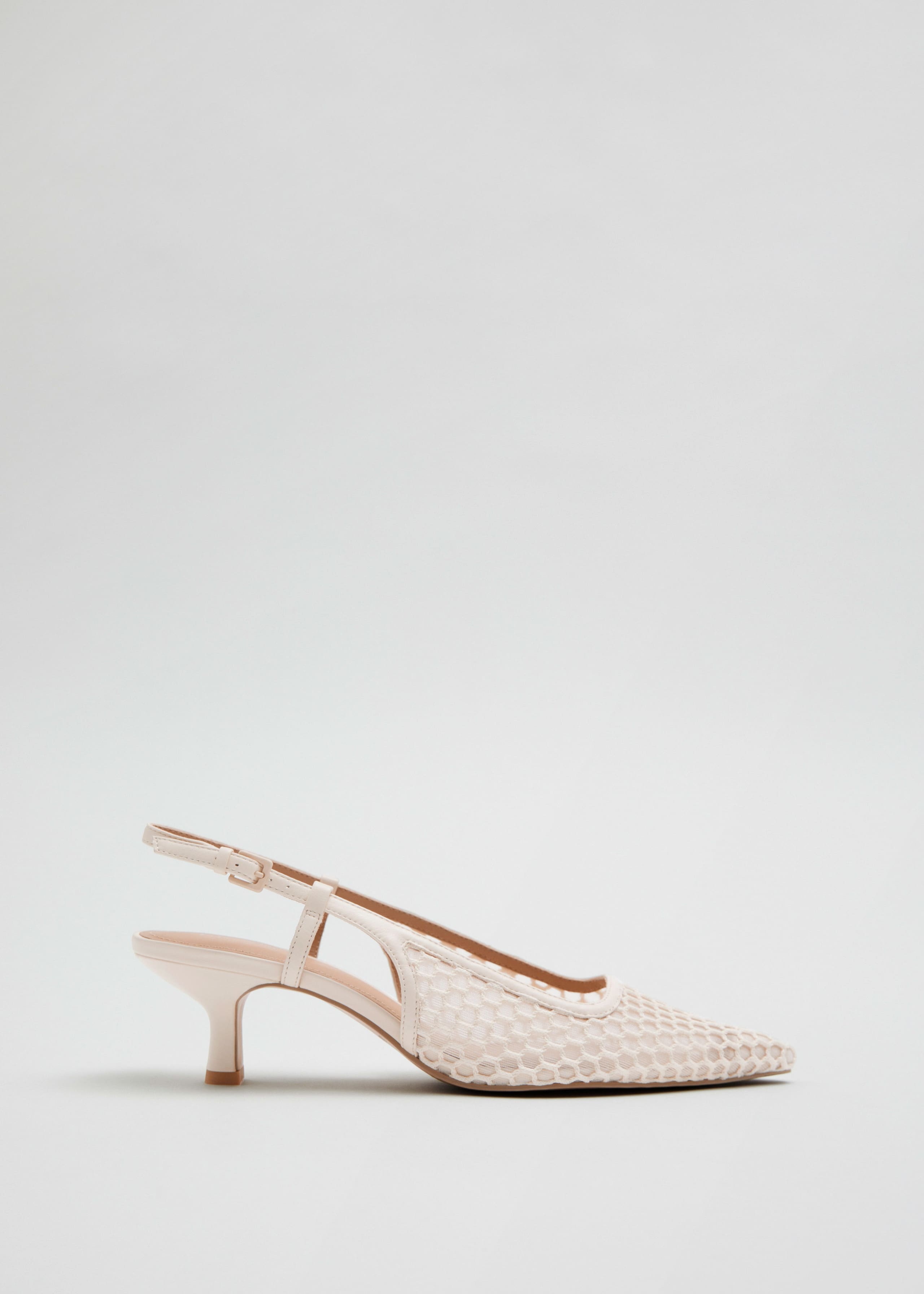 Décolleté slingback a punta - Nero - Natura morta