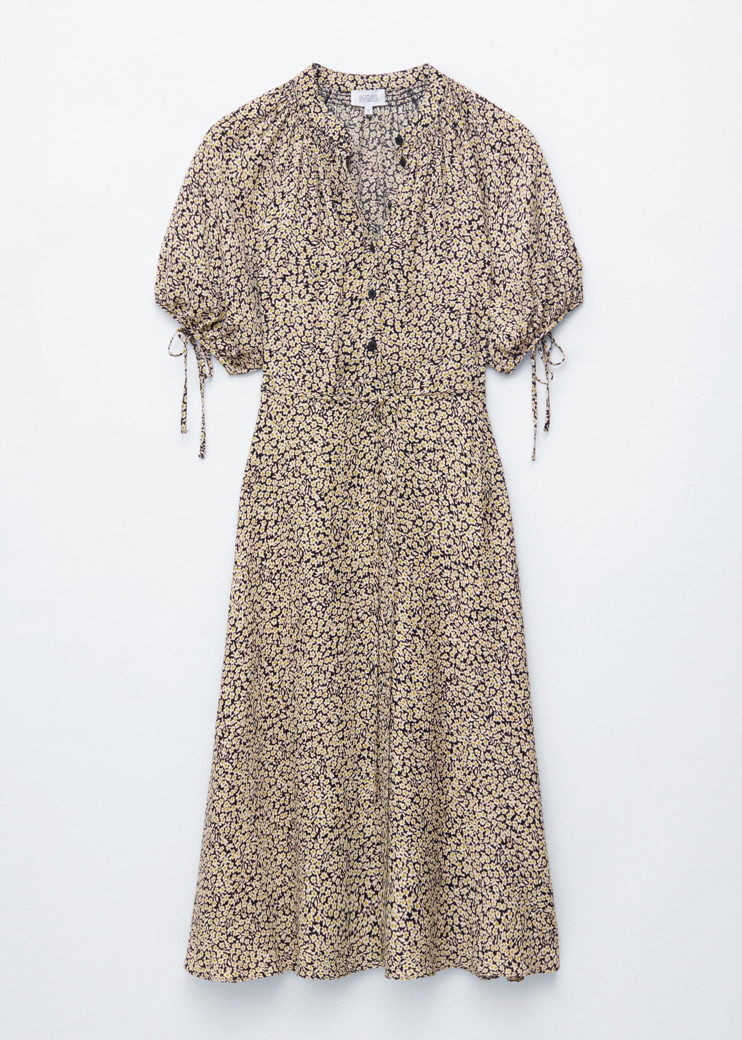 Tie-Waist Midi Dress