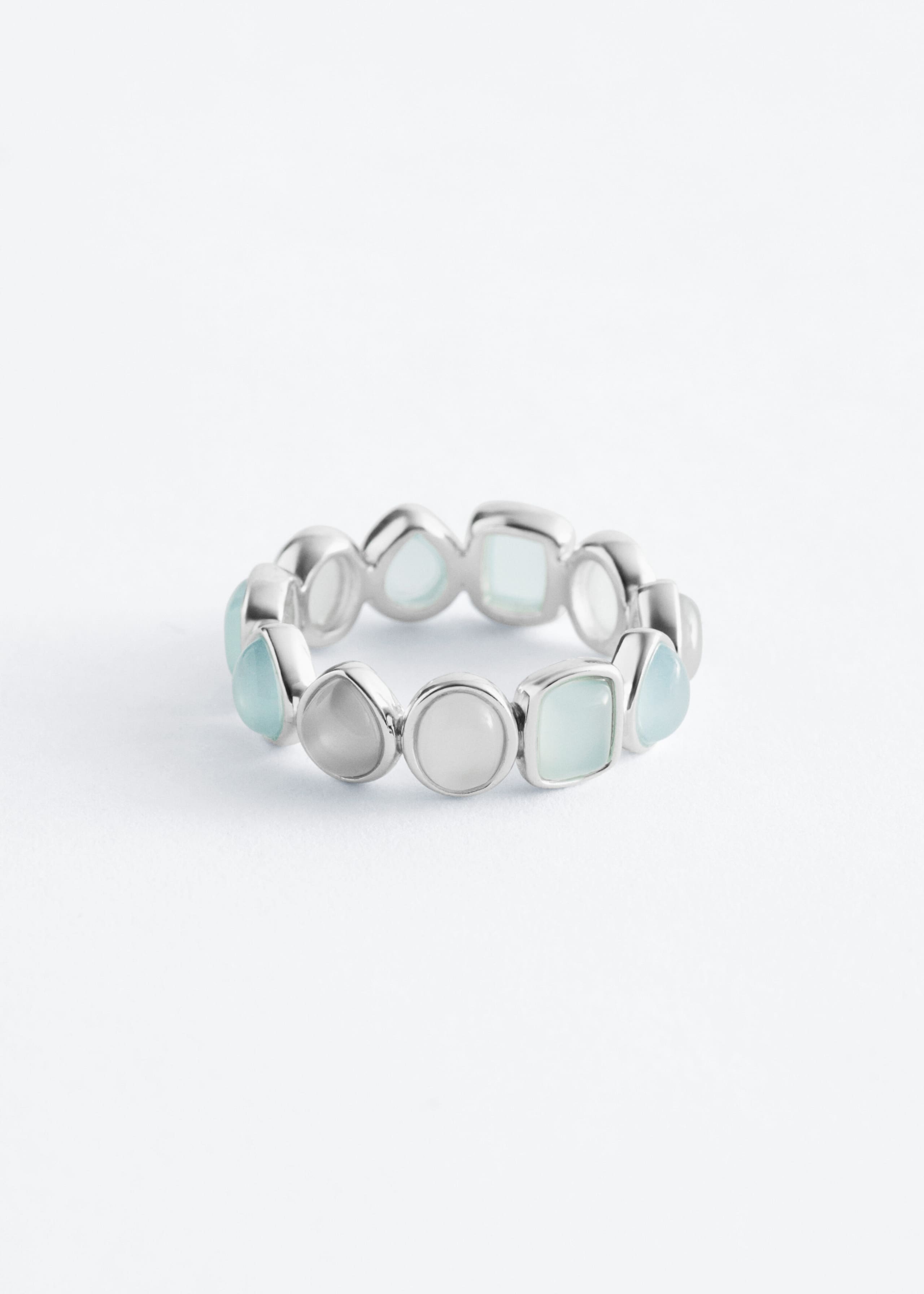 Image of Bague sculpturale à pierres