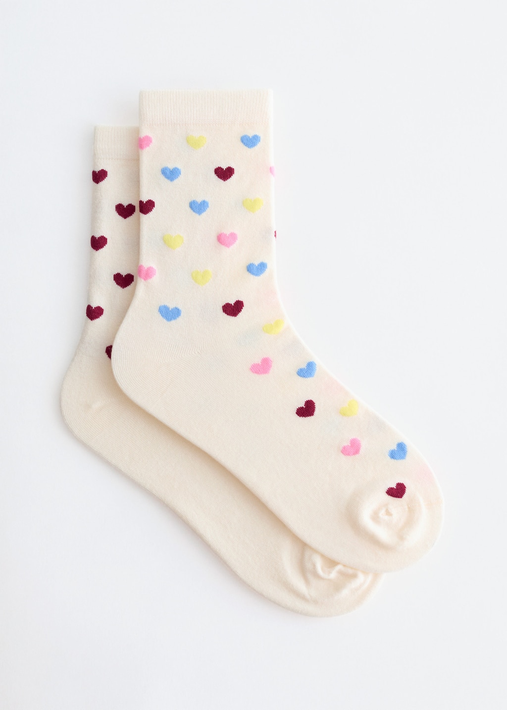 Image of Confezione da due paia di calzini con cuori