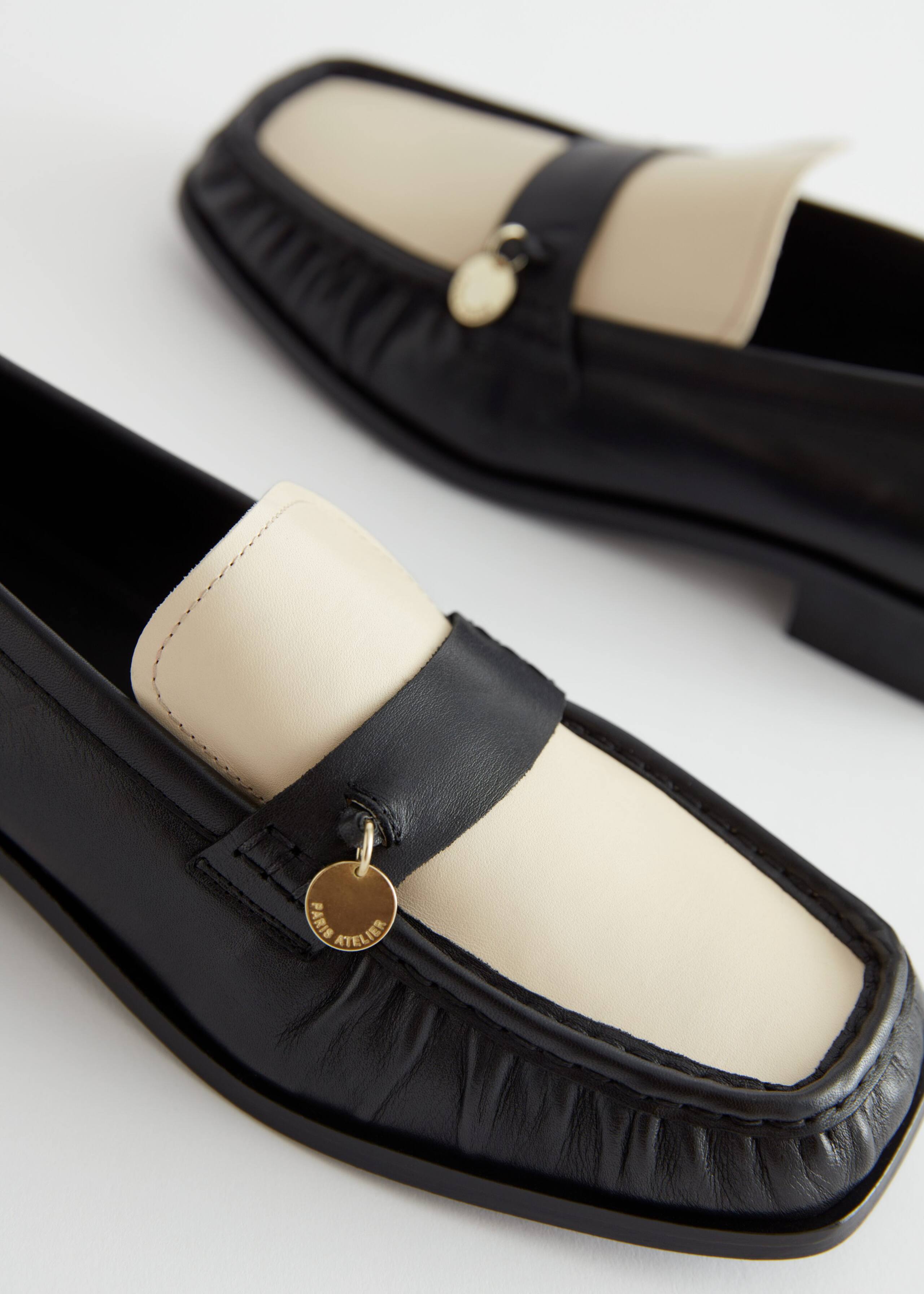 Image of ColourBlockLeatherLoafers