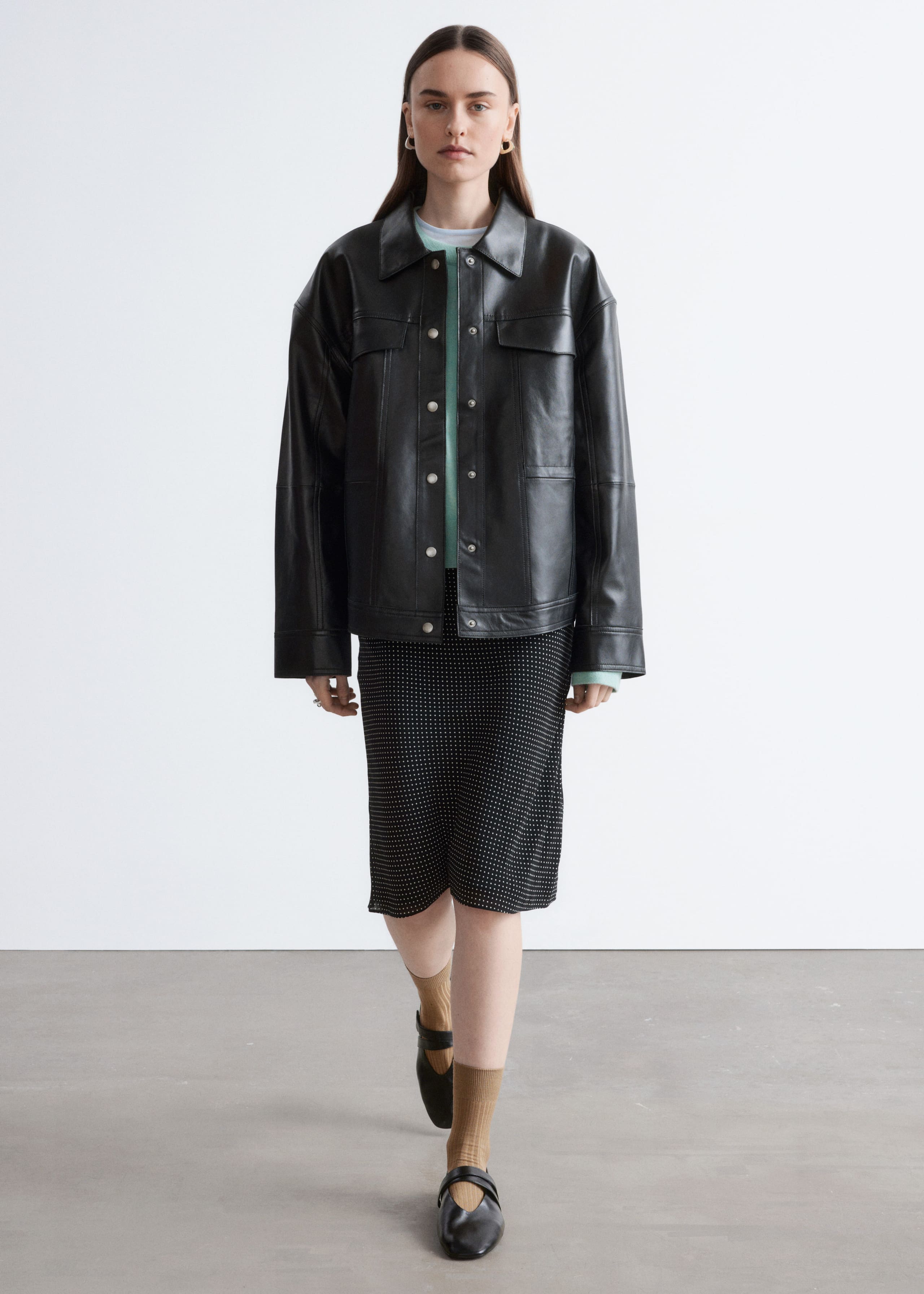 Image of Slip Midi Skirt