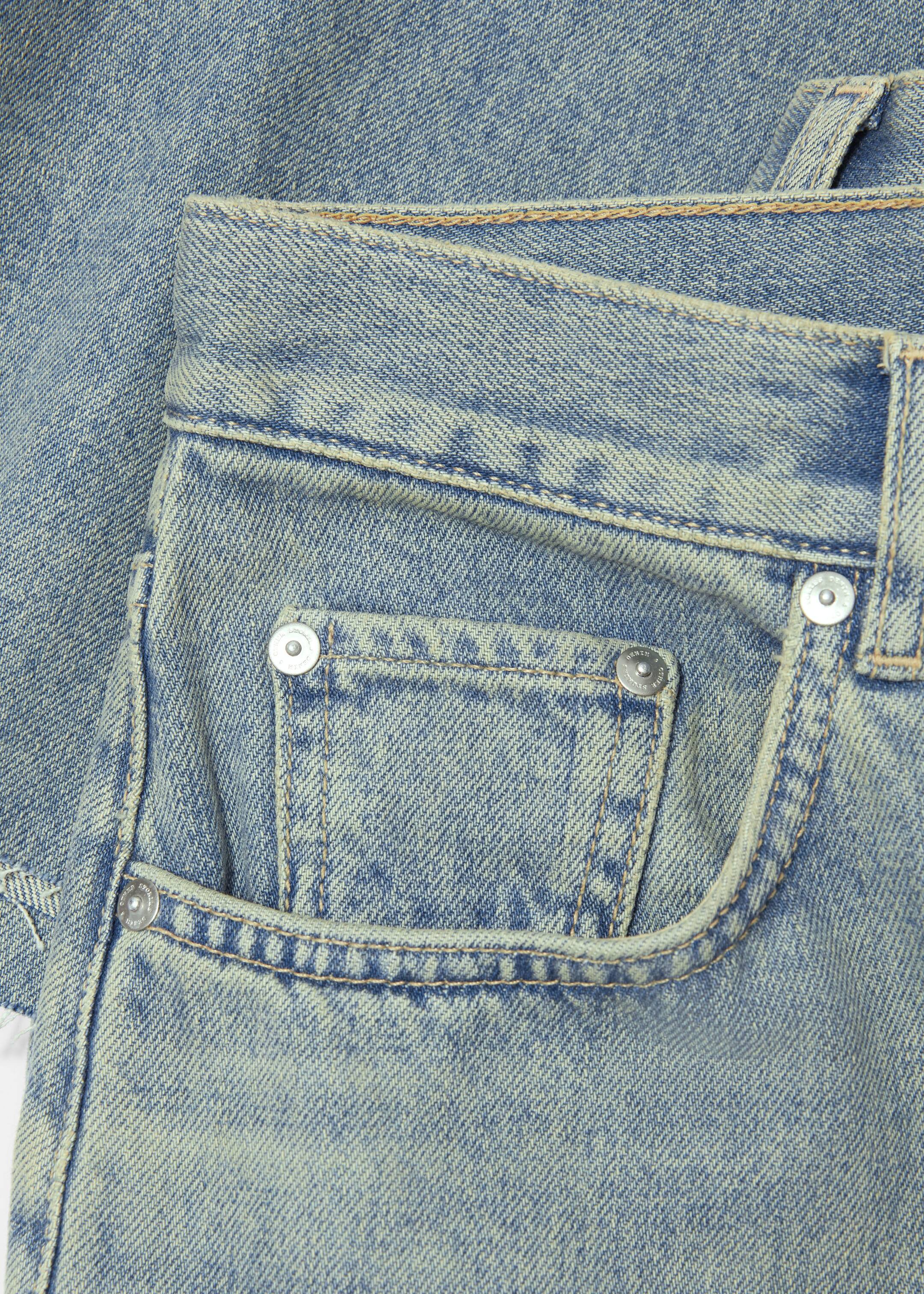 View larger image: Front-Slit Denim Midi Skirt - Faded Blue - Ladies | H&M GB 2