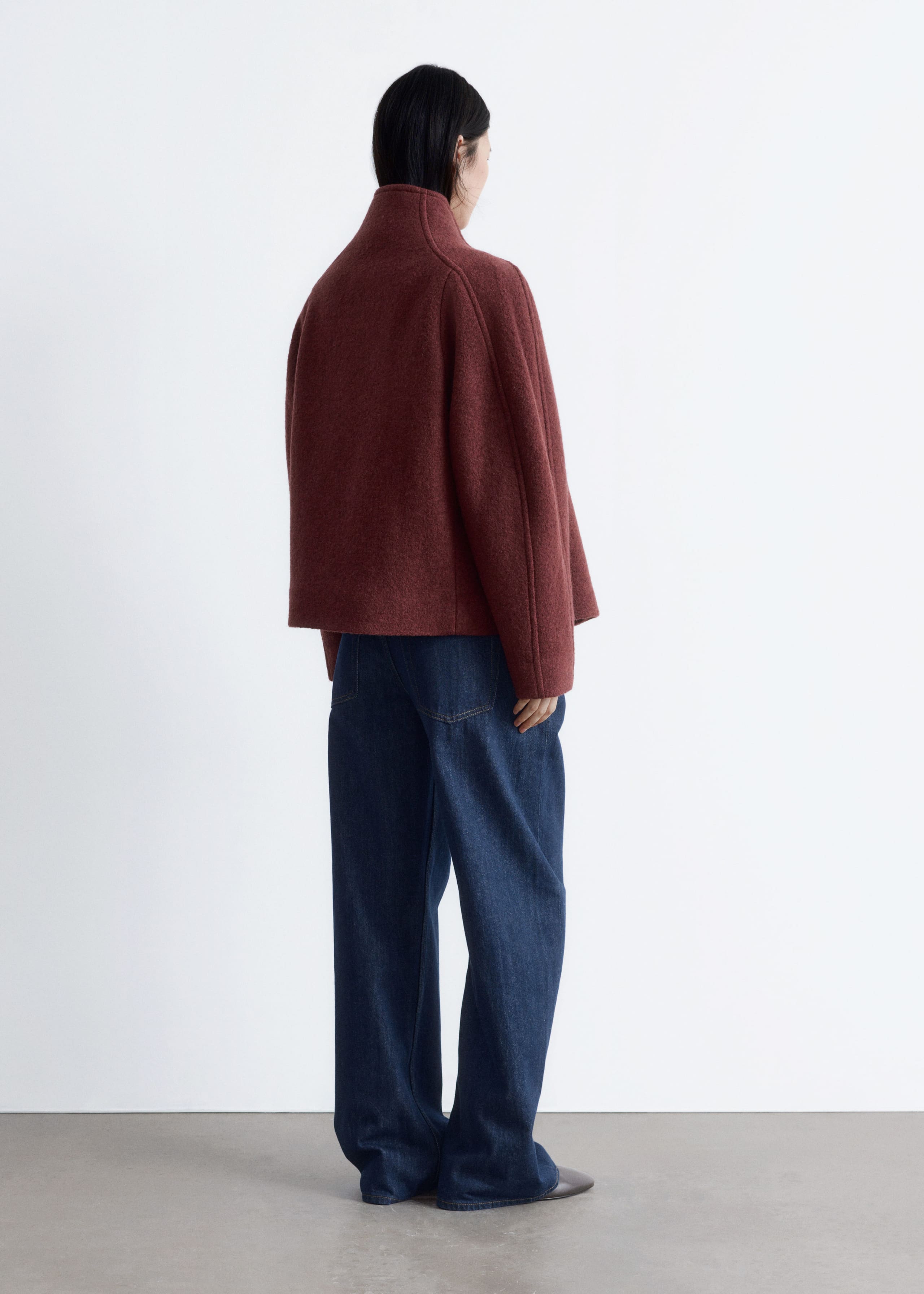 Image of Asymmetrische Wolljacke