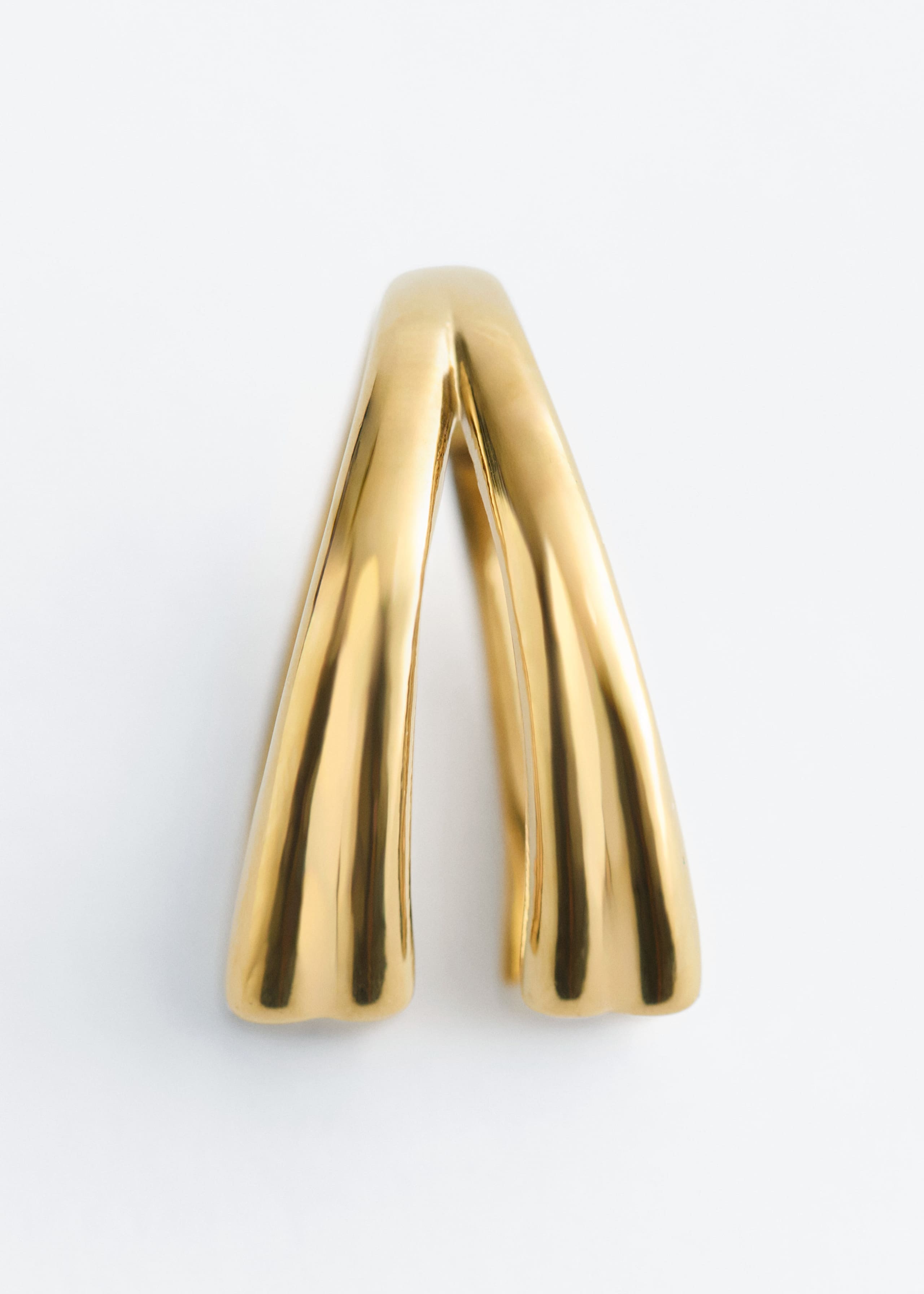 Wickelring mit Herzverzierung - Gold - Stillleben